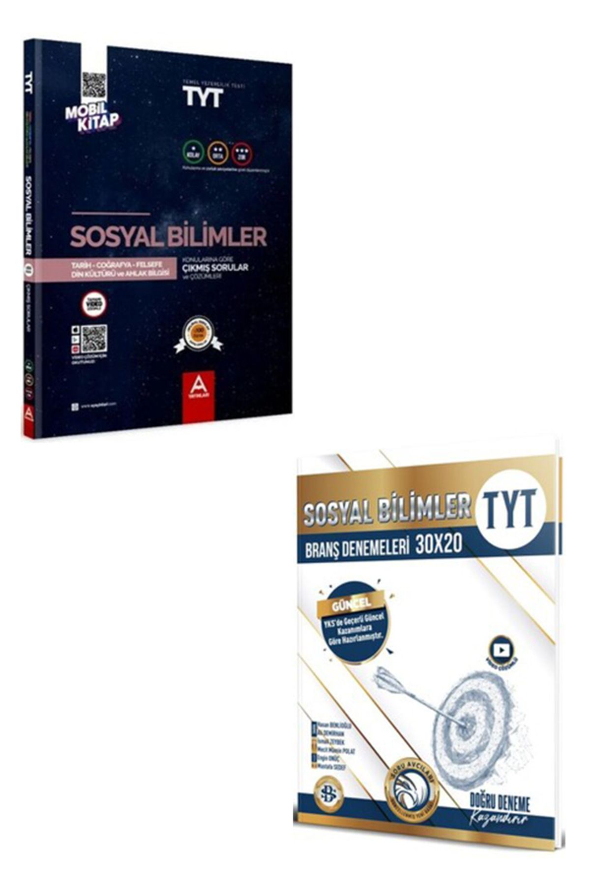 A Yayınları TYT Sosyal Bilimler Çıkmış Sorular ve Deneme Seti