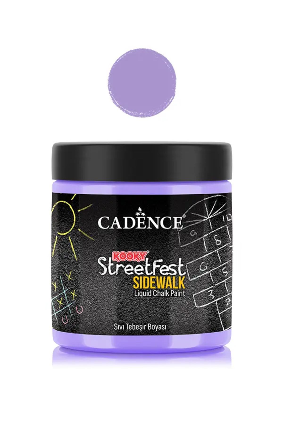 Cadence SF06 Mor Sıvı Tebeşir Boyası 250ML - Cadence Kooky Streetfest
