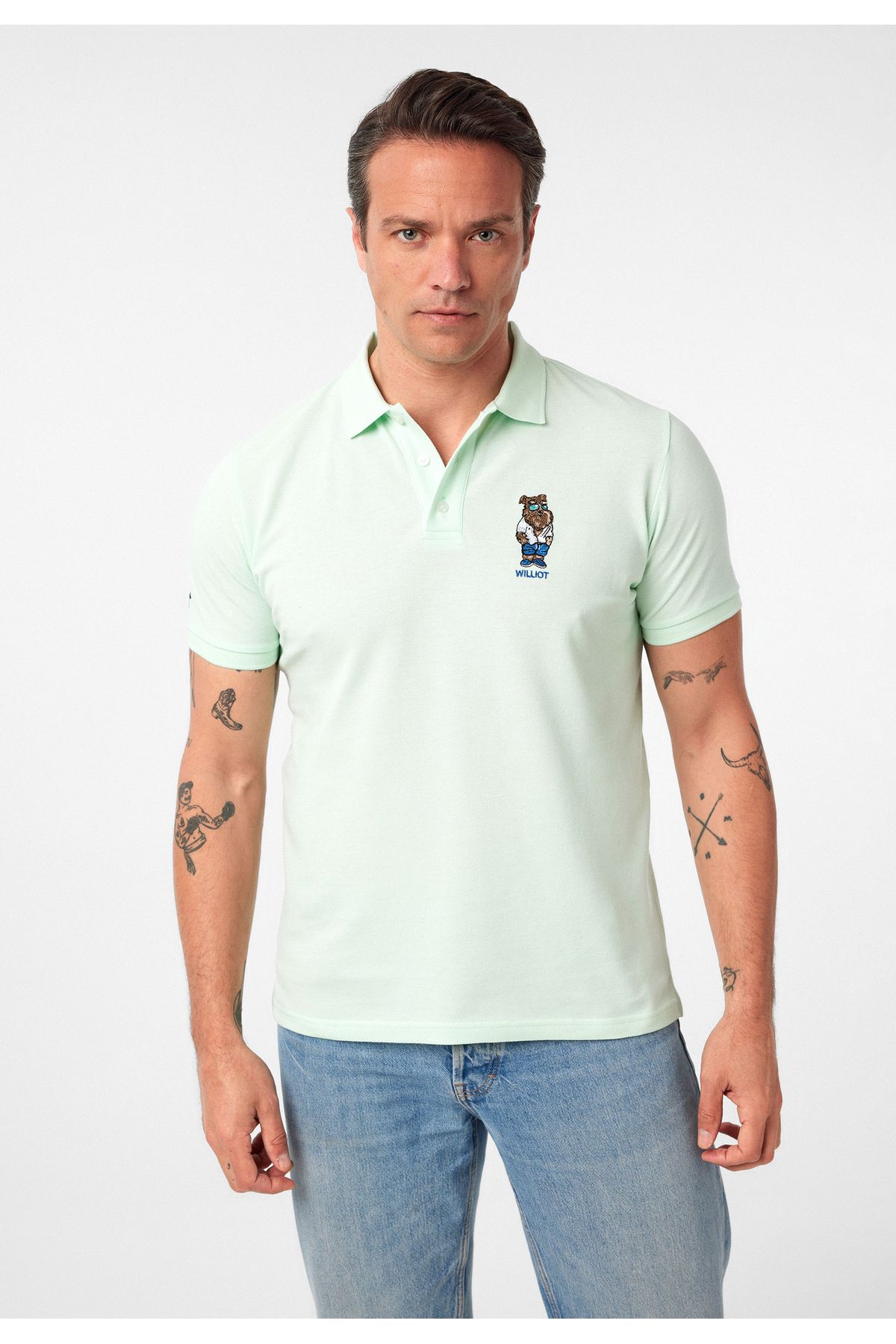Williot Viktor Erkek Regular Fit Polo Yaka T-Shirt