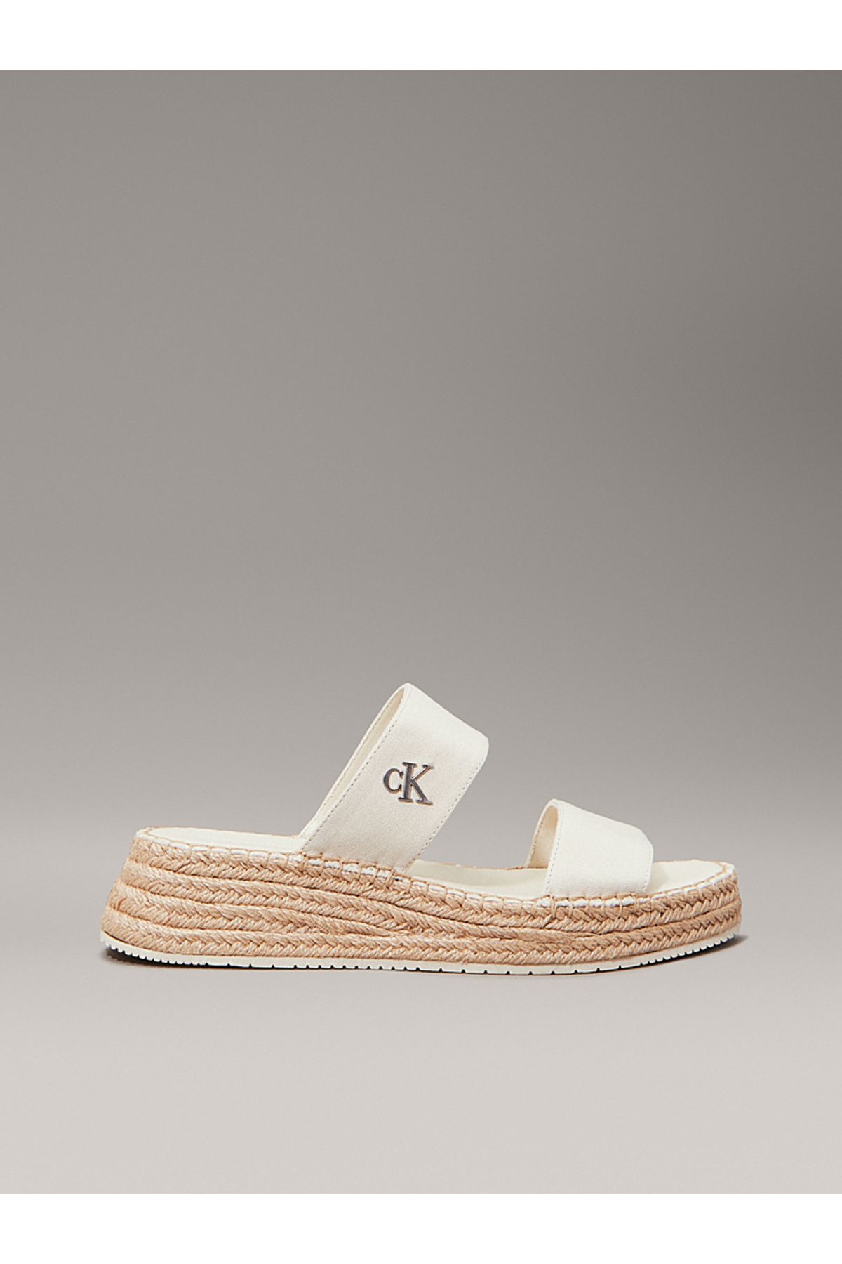 Calvin Klein Canvas Platform Espadrilles