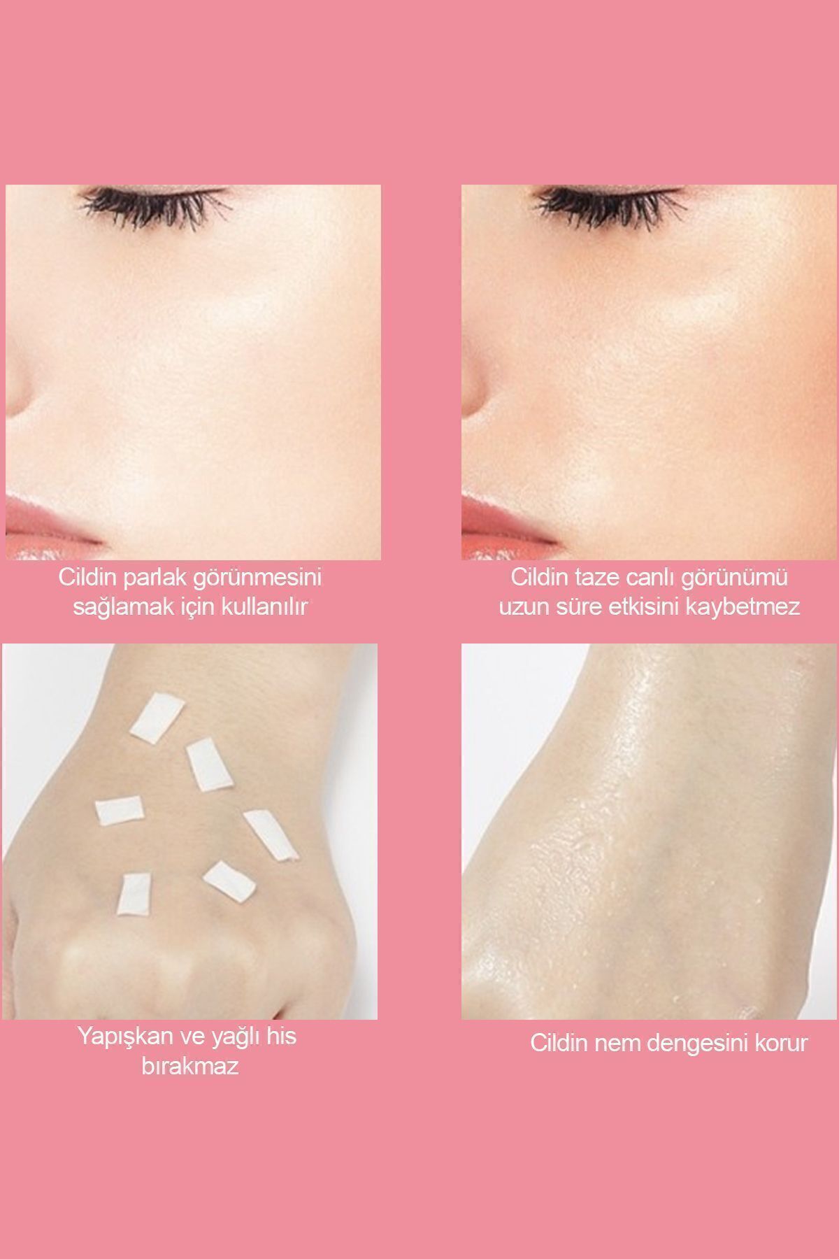 Makyaj Sabitleyici Şefaf Ambalaj 60ml — نارنجی beyaz — تصویر 3 از 8