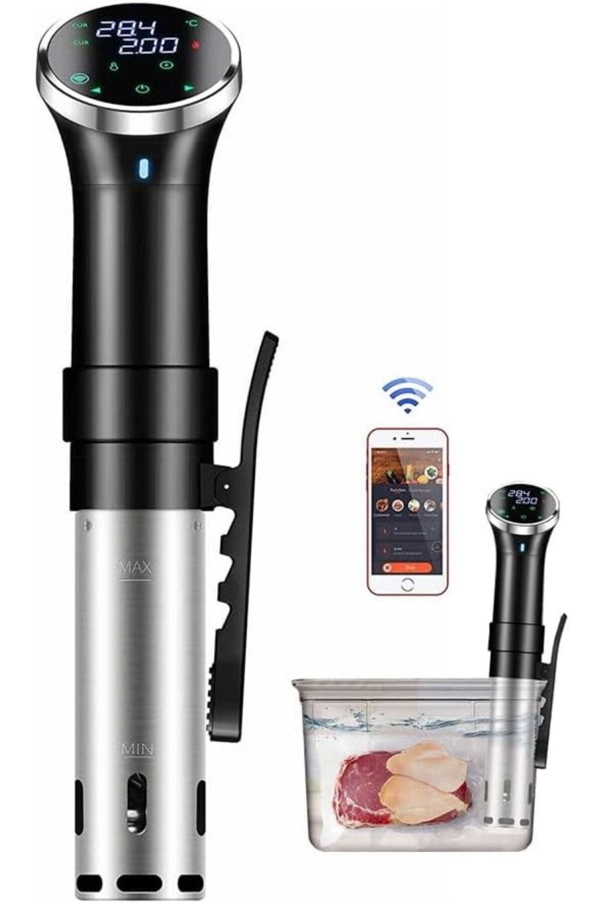 Cool Baby COOLBABY Sous Vide Makinesi Daldırma Hassas Pişirici WIFI Bağlantılı Uygulama Kontrolü