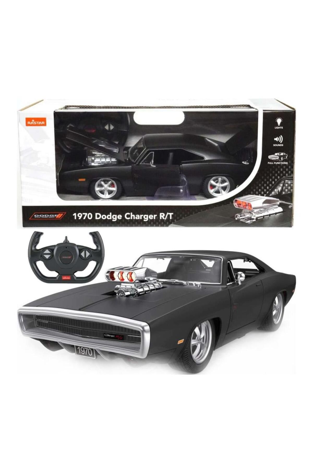 DENİZBİLİŞİM 99010 1970 Dodge Charger R/t Sesli Ve Işıklı Uzaktan Kumandalı Araba -sunman