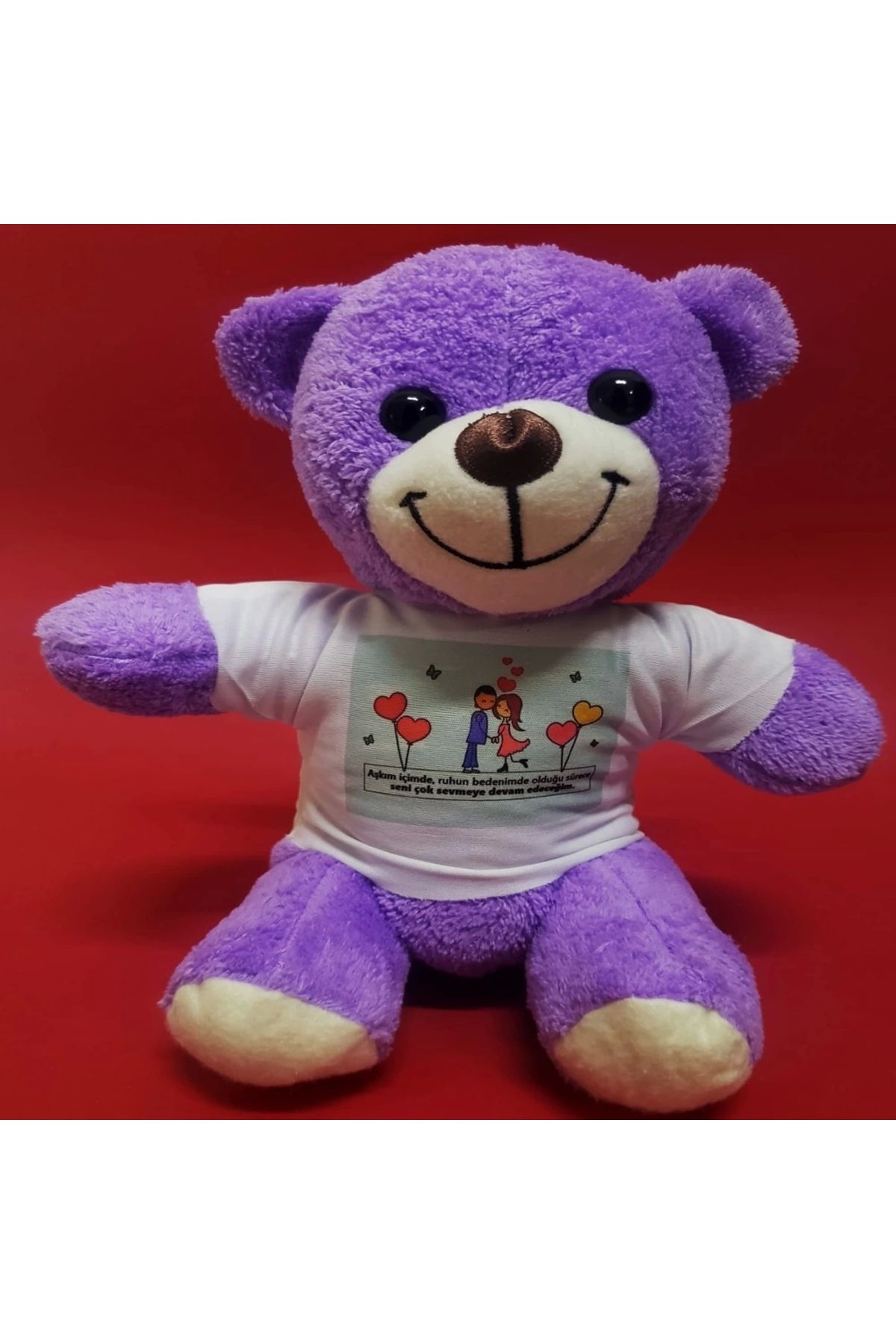 YNT İthalat Mutlu Aşıklar Temalı Peluş Ayıcık
