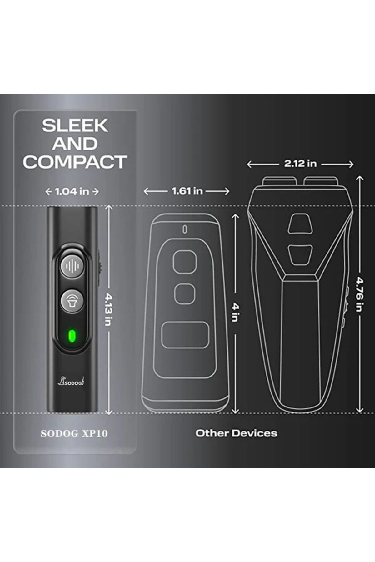Depox-Ultrasonic Device Against Aggressive Dogs, Pet Training, 2 Frequency Modes, Black 4