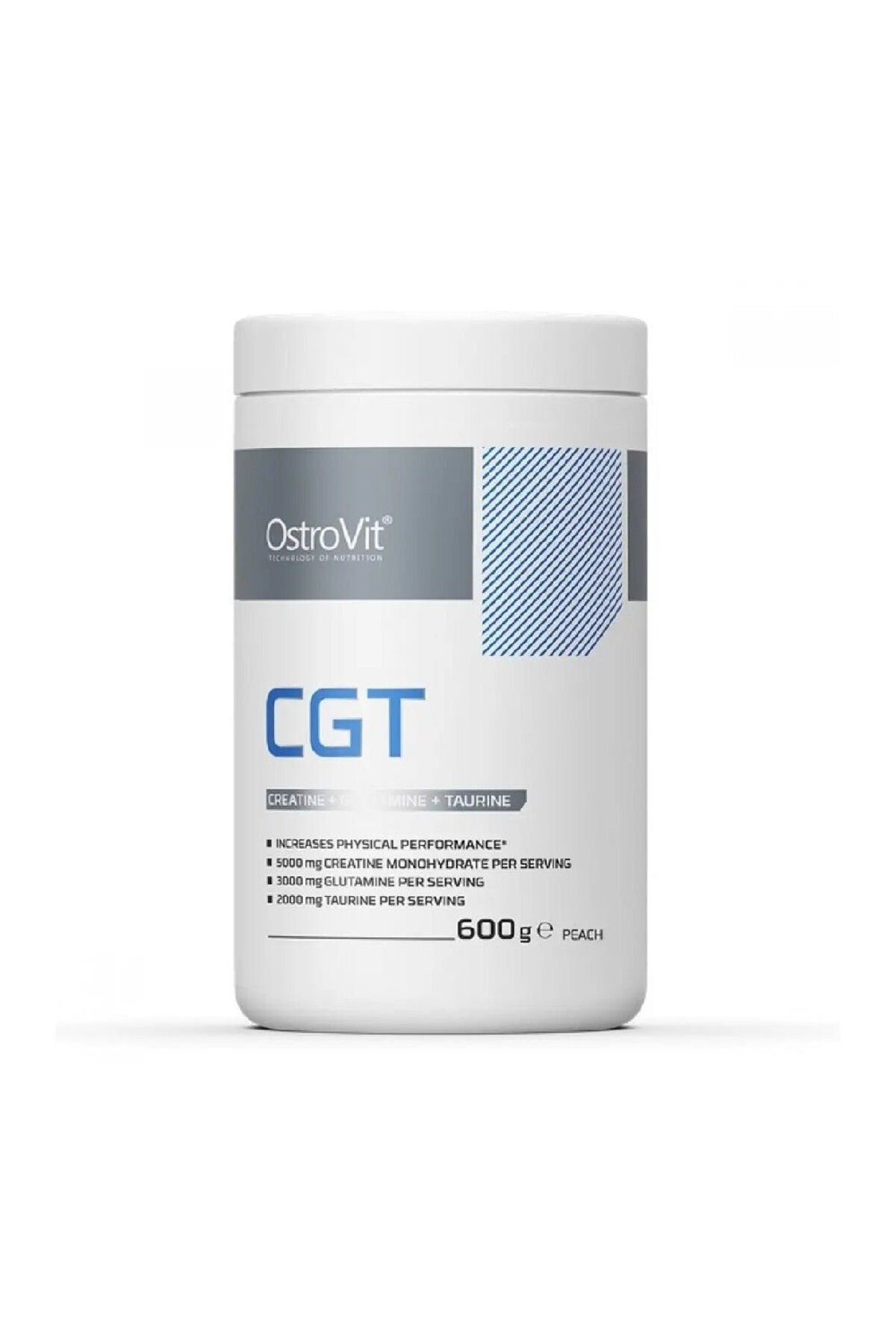 Ostrovit Cgt, Pudra, 600g, Ostrovit, Supliment Alimentar Pentru Performanta Peach - One Size