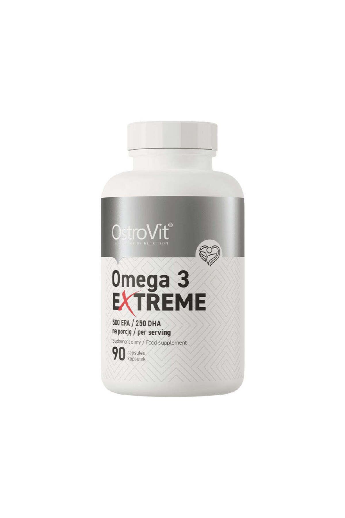 Ostrovit Omega 3 Extreme 1000mg, 90 Capsule Moi, Ostrovit, Supliment Alimentar Pentru Sanatate - One Size