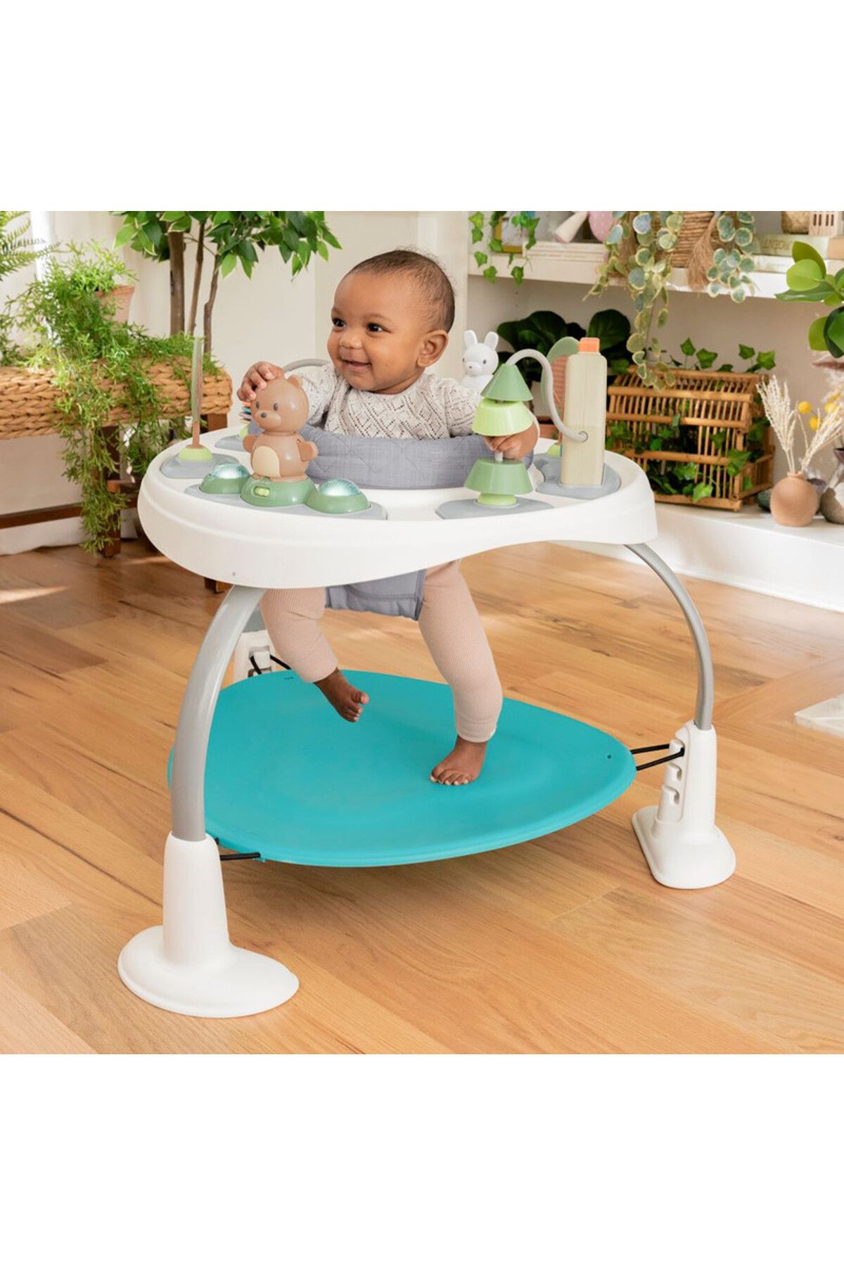 Ingenuity-مجموعة أنشطة 2 في 1 من Spring & Sprout مع طاولة - الغابة الأولى - العمر: من 6 إلى 24 شهرًا فأكثر 5