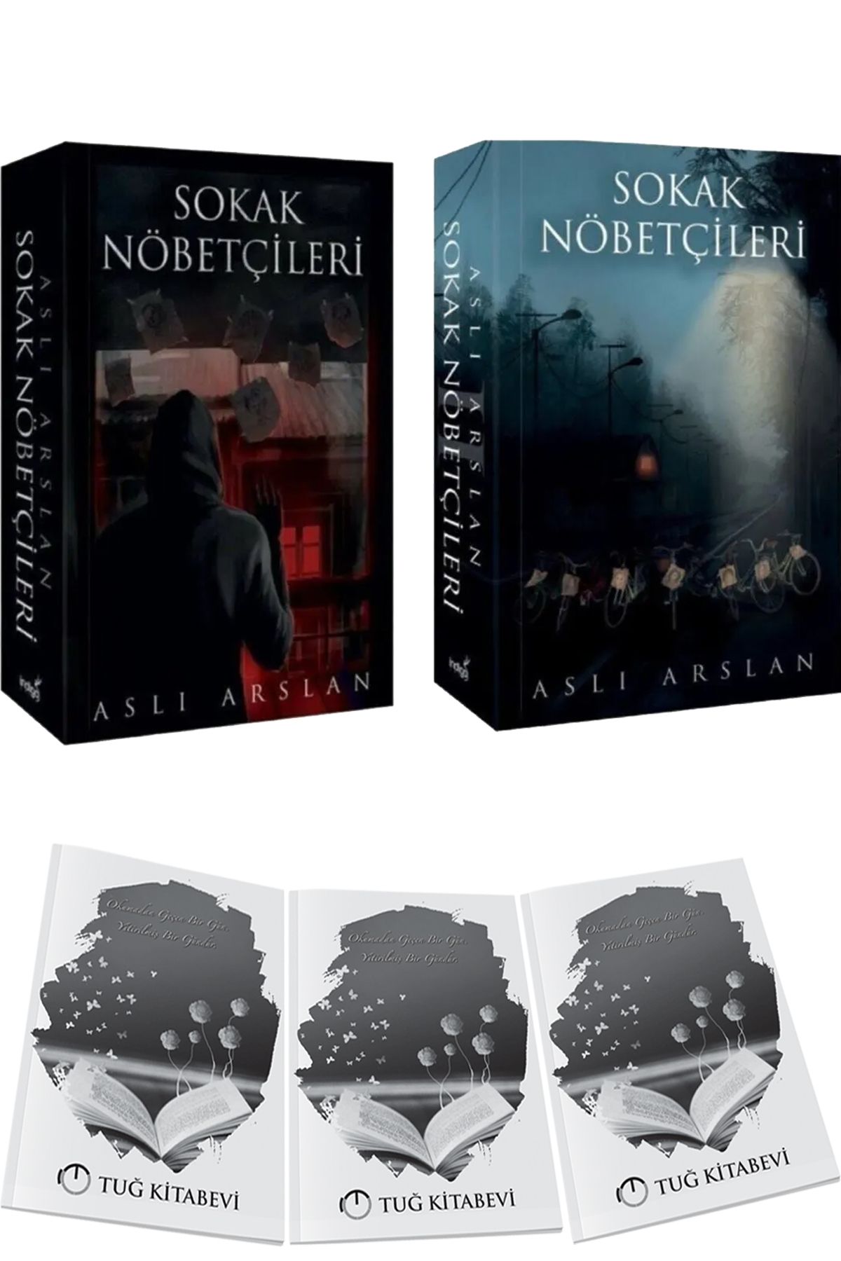 Destek Yayınları Sokak Nöbetçileri 1 Sokak Nöbetçileri 2 Set Karton Kapak Aslı Arslan 2li Set + Hediyeli