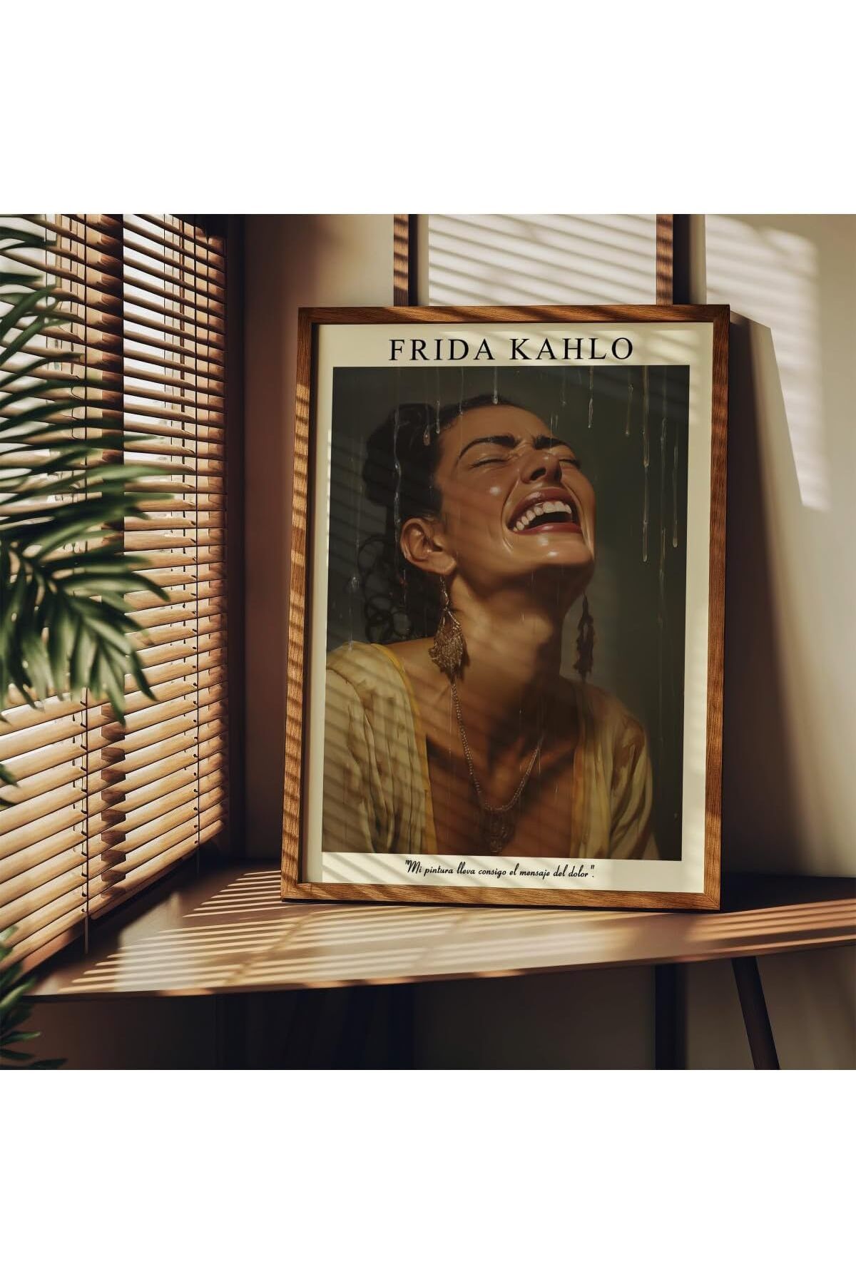 KDROĞLU plamystical Tanıtım Frida Kahlo Çerçevesiz Poster, Modern Dekoratif Çerçevesiz Poster, Tablo,