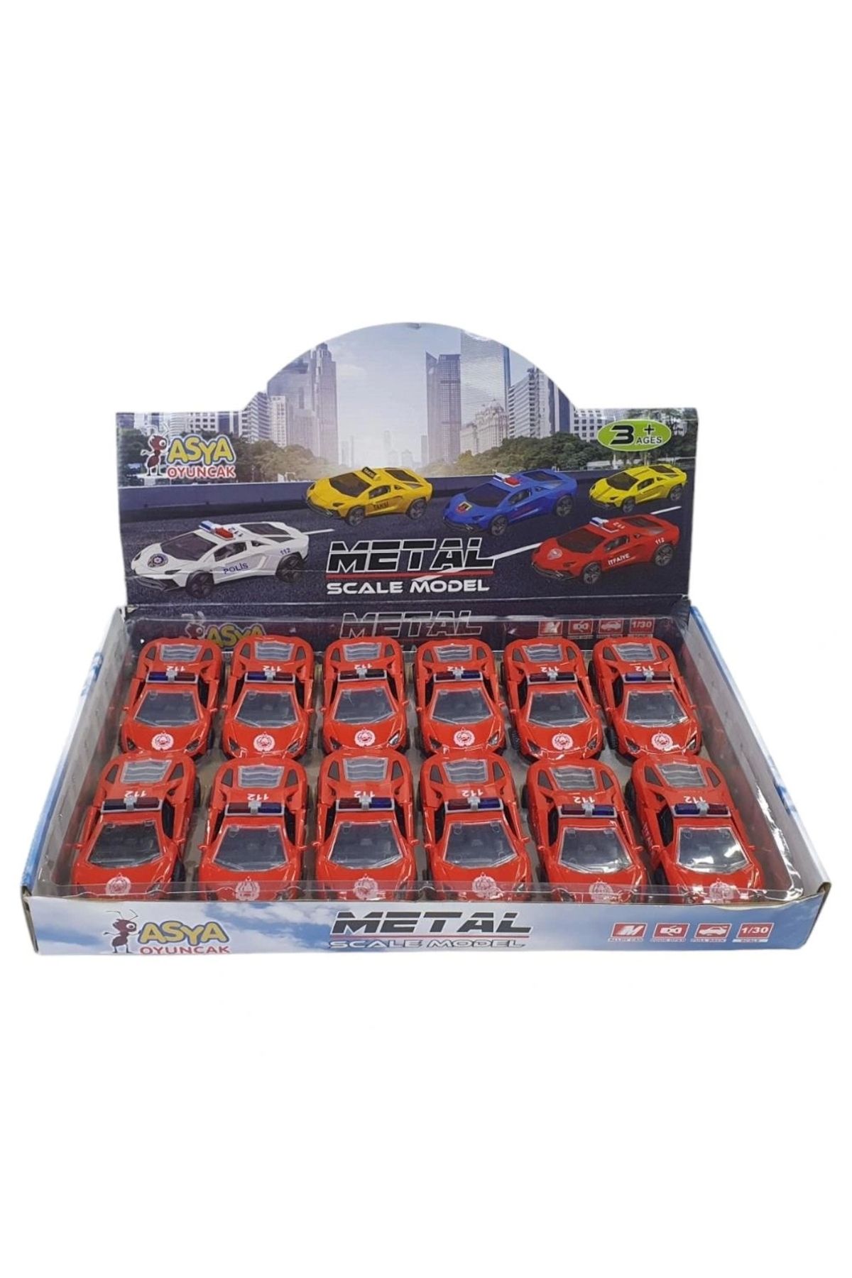 Tolzan Çek Bırak Metal Araba Lamborgini - İtfaiye