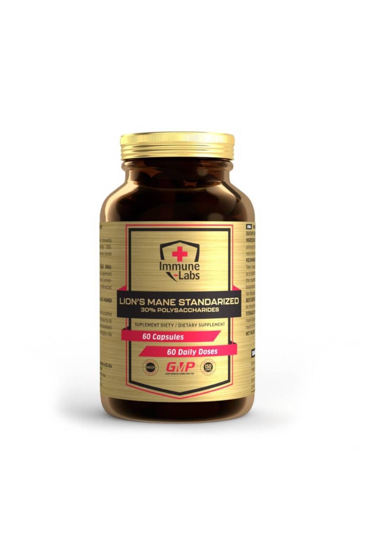 Immune Labs Extract De Ciuperca Coama Leului, 60 Capsule, Immune Labs, Supliment Alimentar Pentru Sanatate - Mărime unică