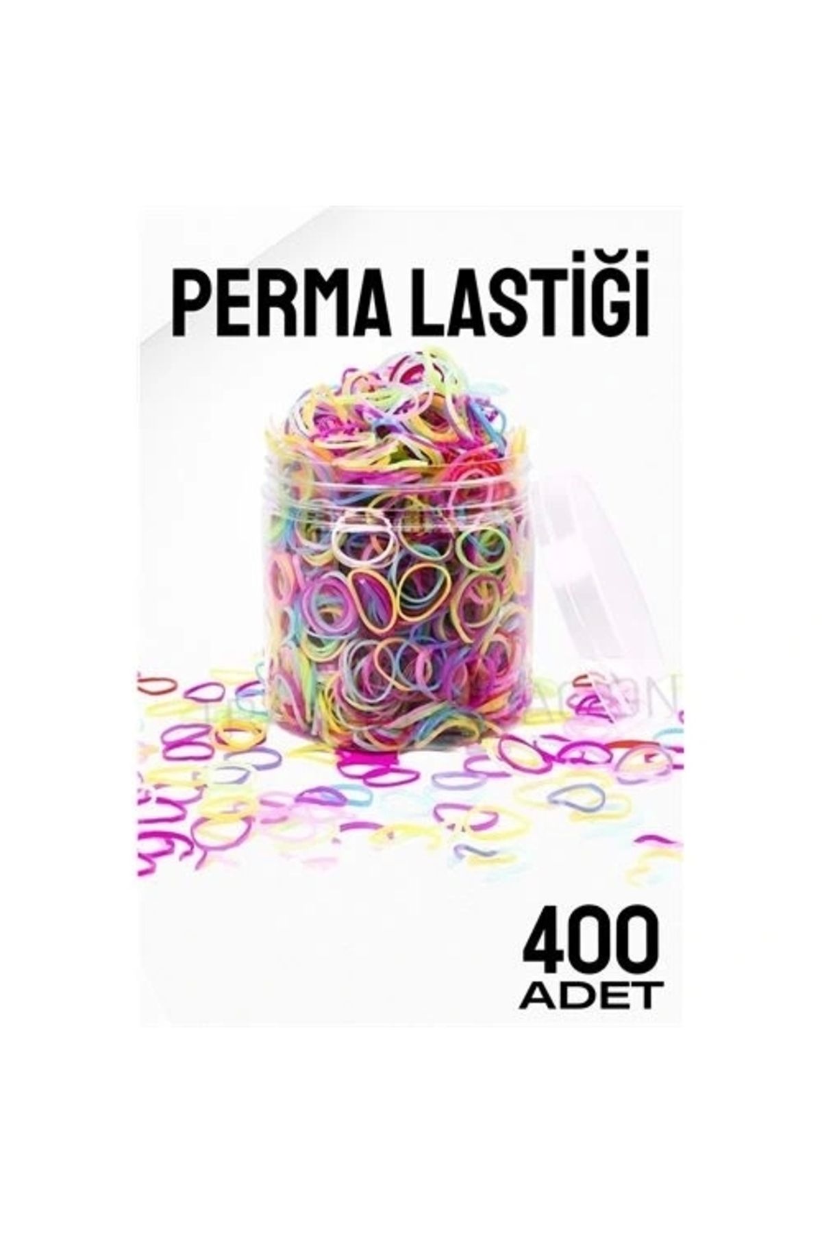 STOREMAX Perma Lastiği İnce 400 ADET RENKLİ