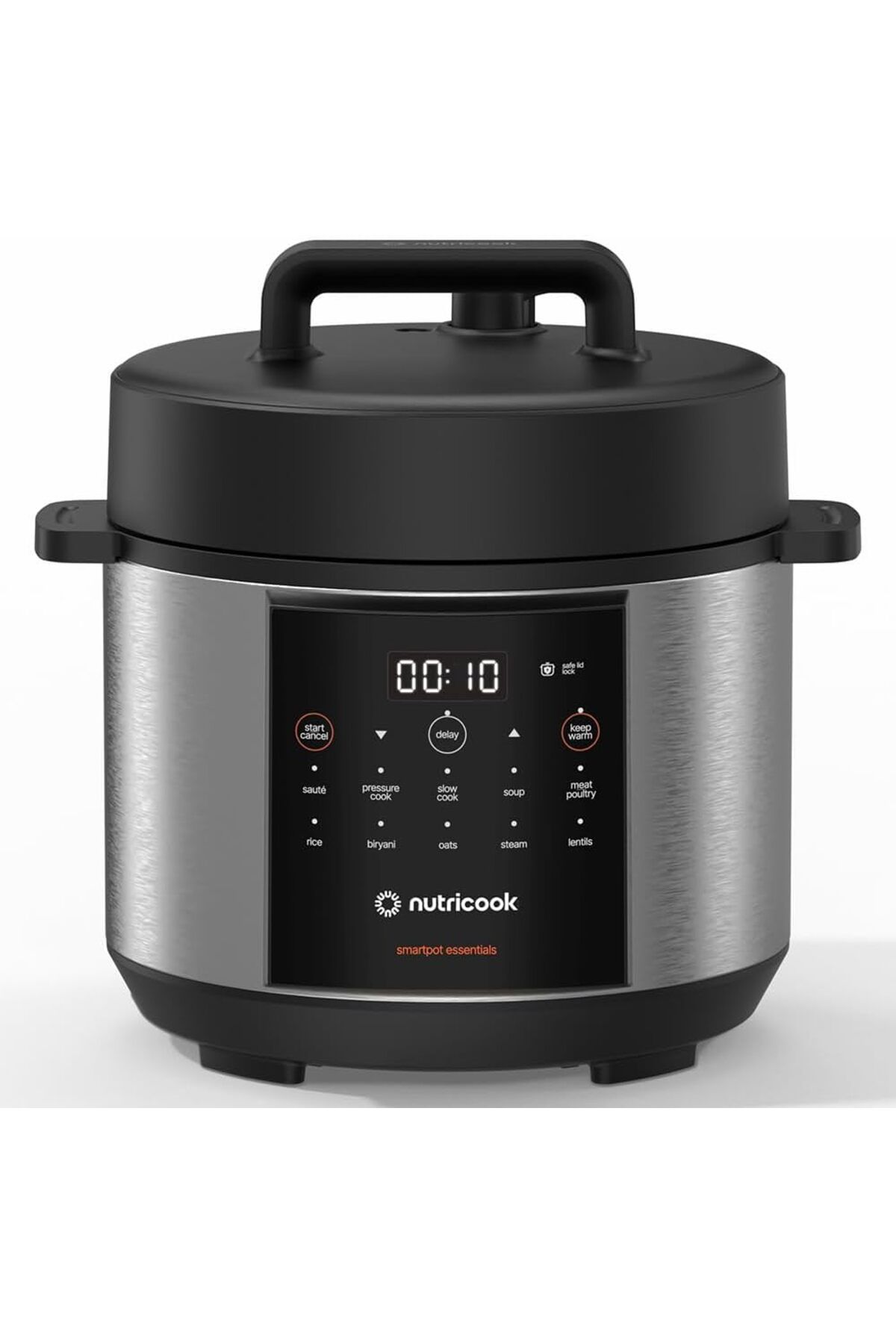 Nutricook Smart Pot Elektrikli Düdüklü Tencere, 4L Kapasite, 900W, 11 Pişirme Programı 4 litre