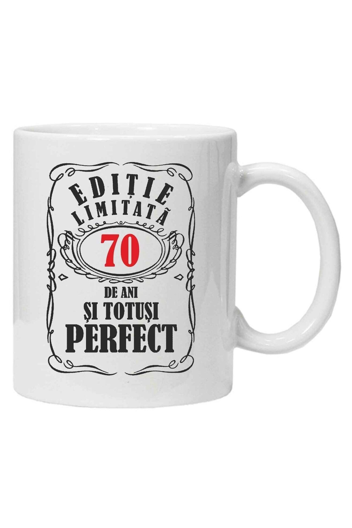 OEM Cană Albă Personalizată „ediție Limitată - 70 De Ani”, Inovatix . 330ml - One Size