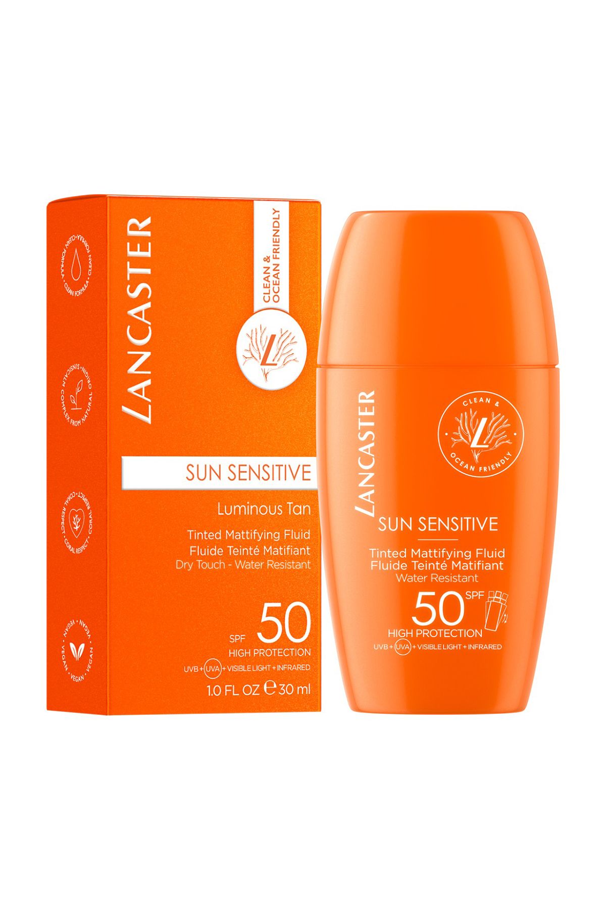 Lancaster-Sun Sensitive Tinted Mattifying Fluid SPF50 30 ML 2