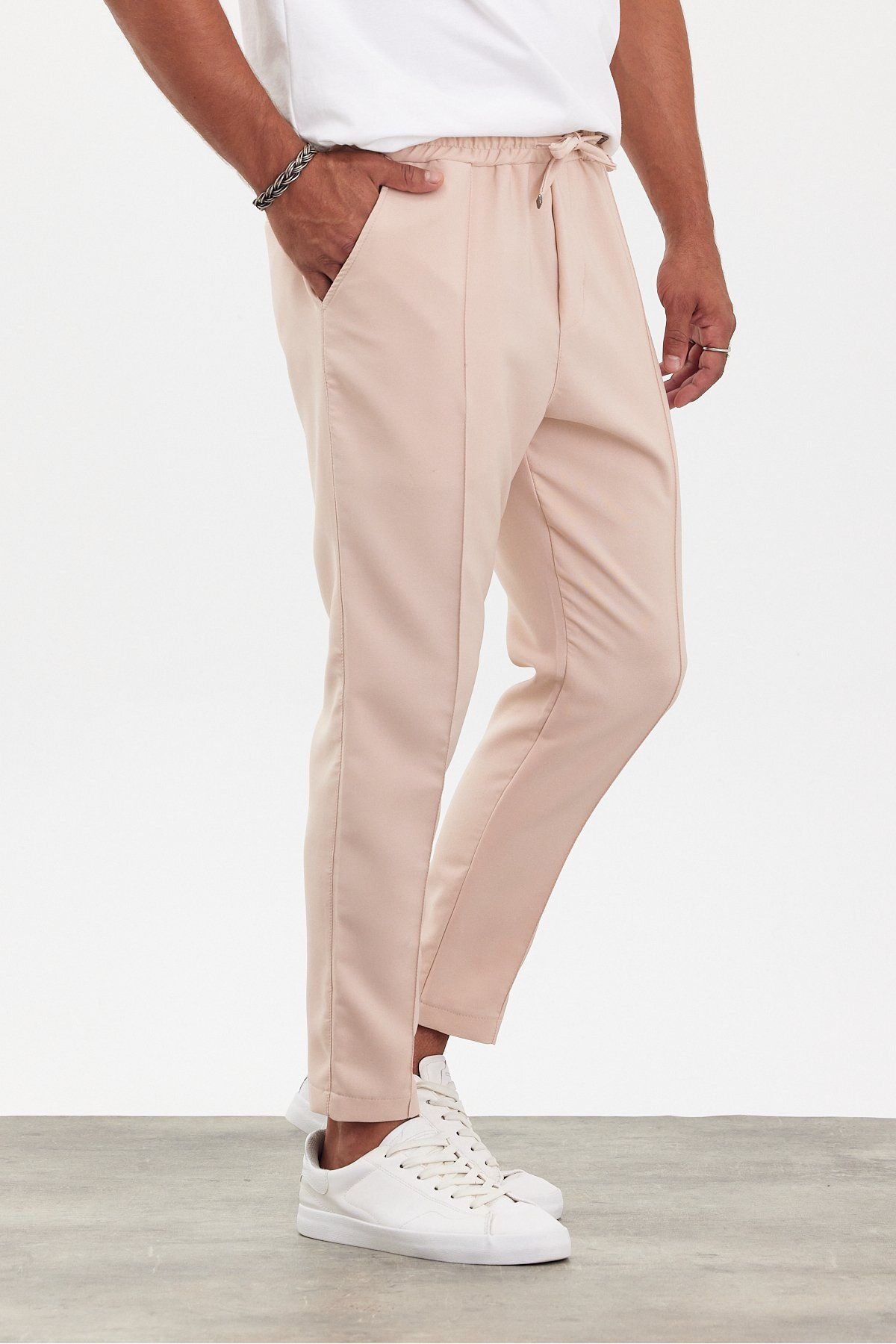 Helen Goods Yeni Sezon Dar Paça Beli Lastikli Erkek Jogger Pantolon