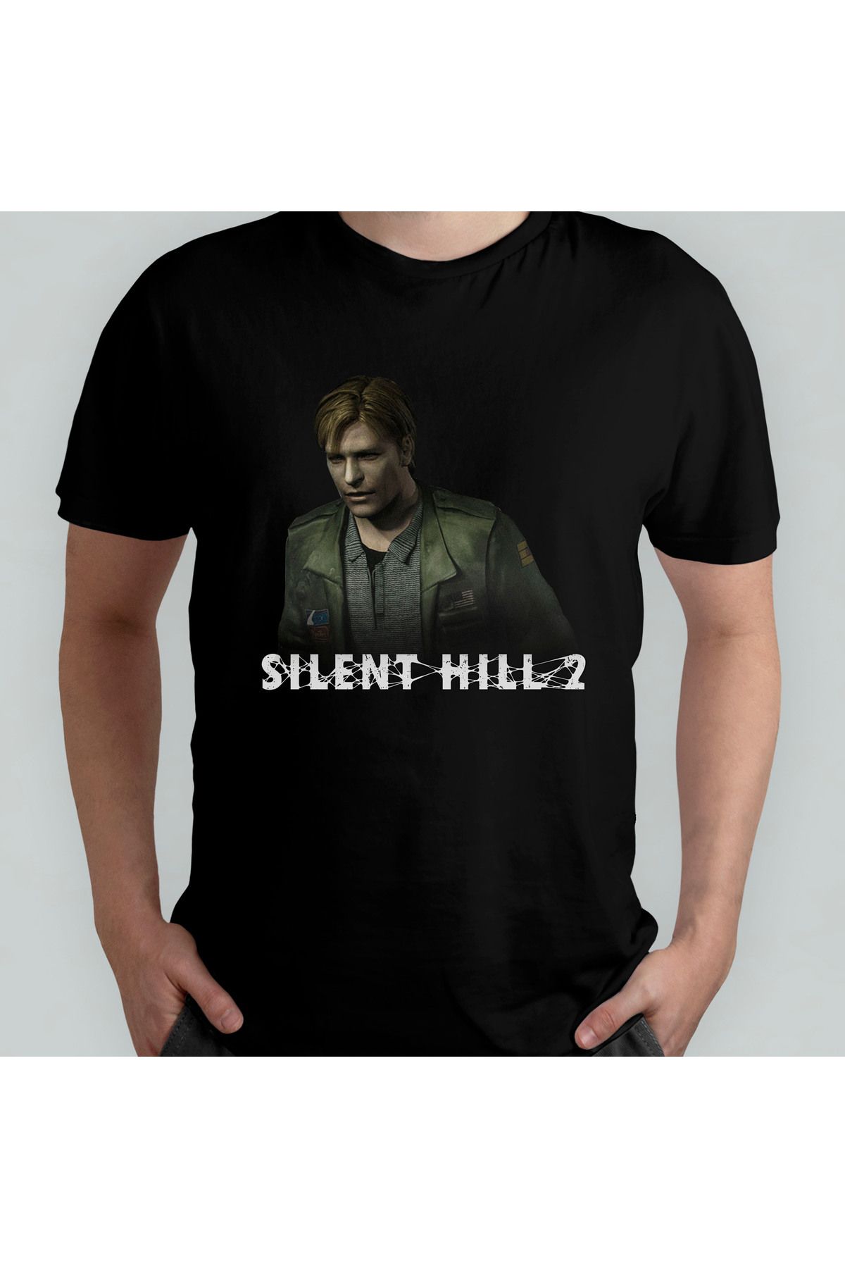 Pixxa Silent Hill 2 Temalı Unisex %100 Pamuklu Bisiklet Yaka T-Shirt