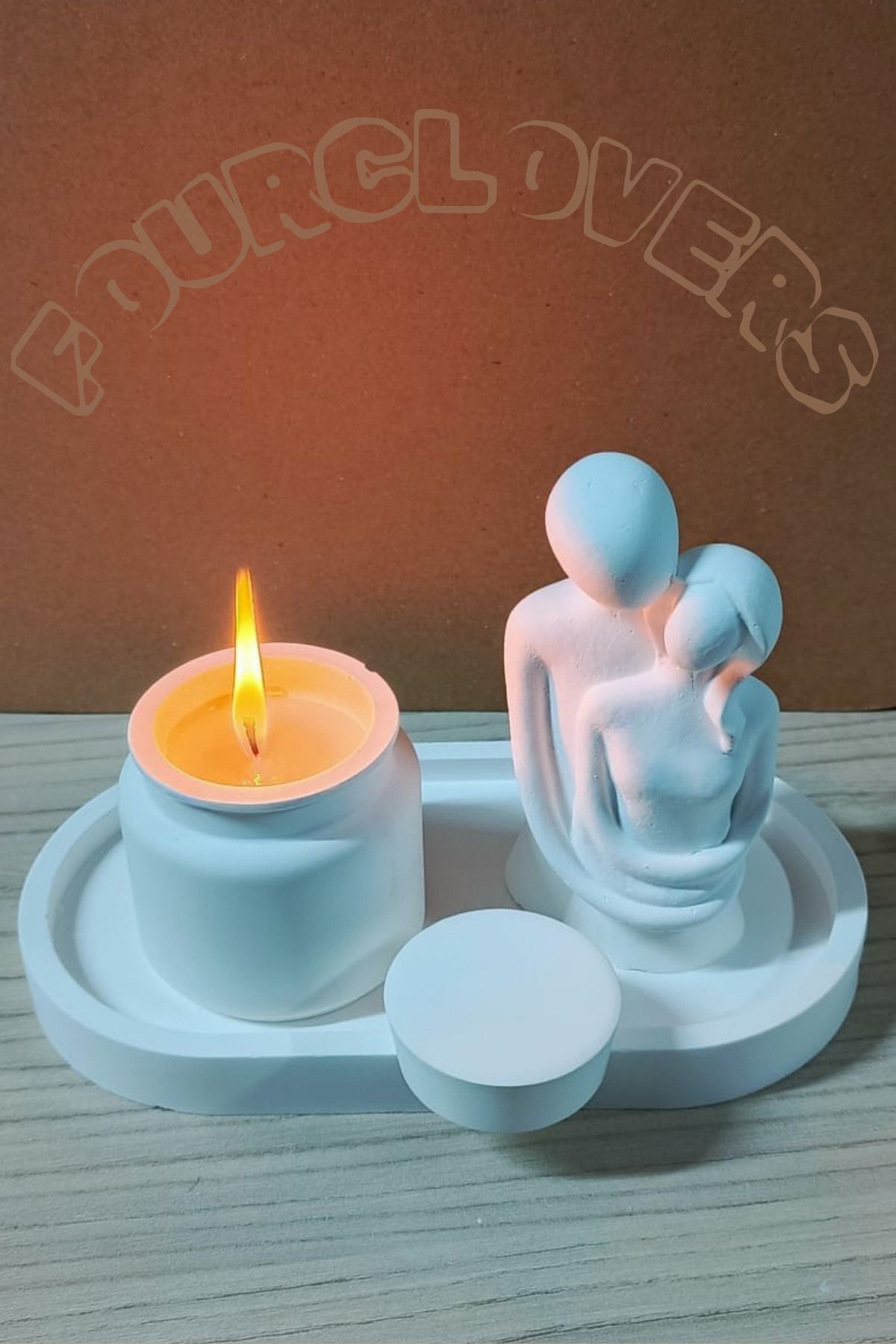 FourClovers Aile Figürlü Mum Seti – Süper Beyaz Dekoratif Şıklık