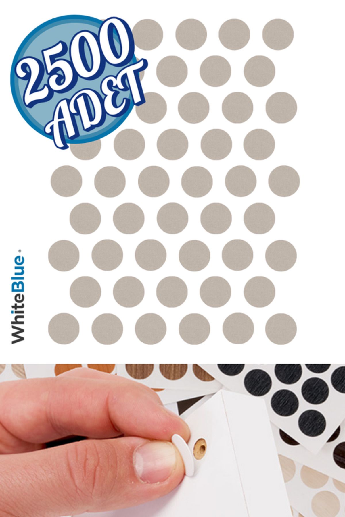 WhiteBlue Koton Vizon Vida Tapası Yapışkanlı 14mm