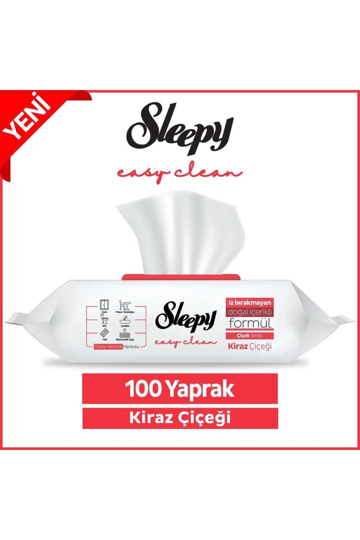 çankaya giyim uğur çankaya Nessiworld Sleepy Yüzey Temizlik Havlusu 100 Adet Kiraz