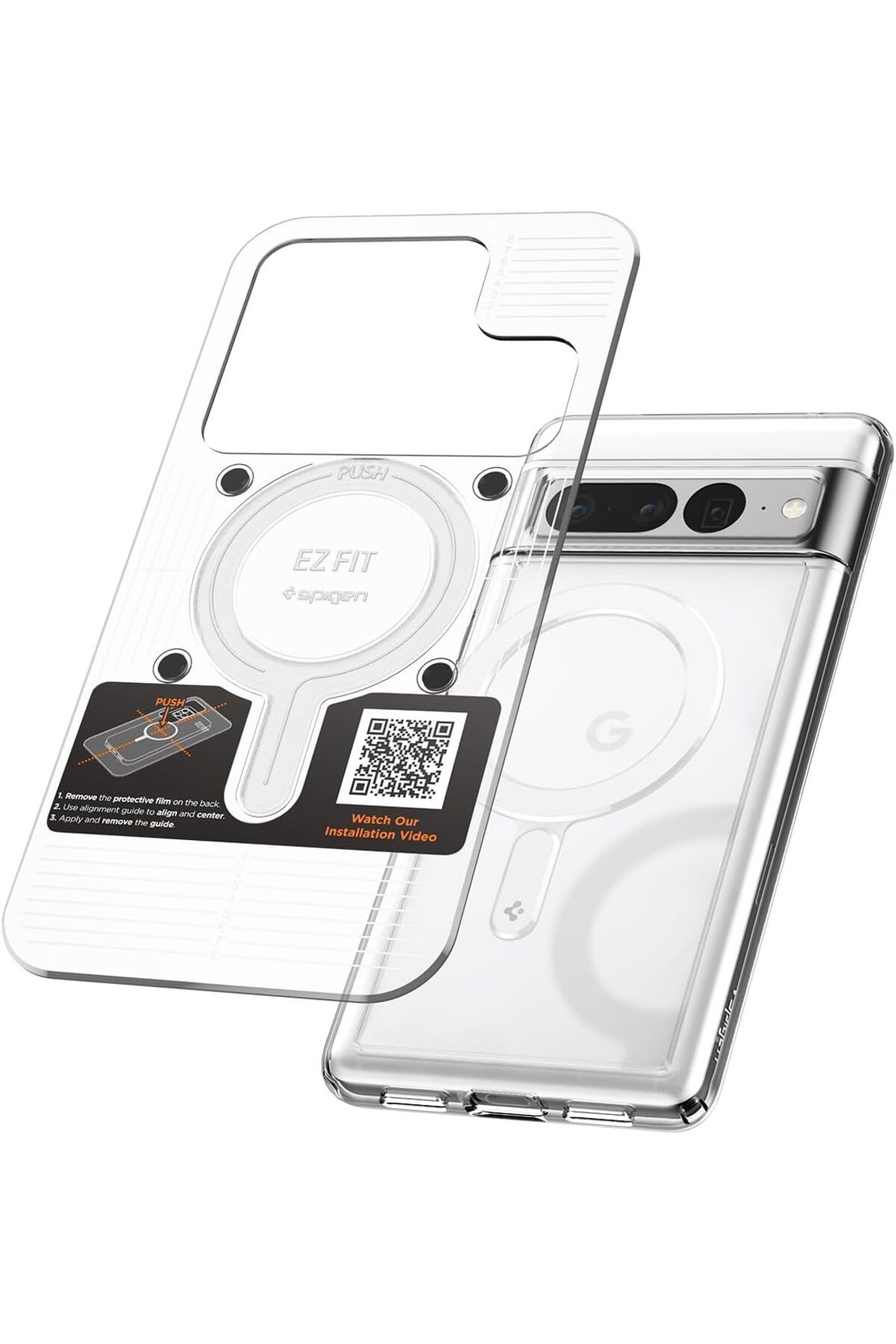 DERİK Simurg MagSafe Özelliği Kazandırma Aparatı Magnet Ring Plate MagFit White - ACP08346 Riee 109451