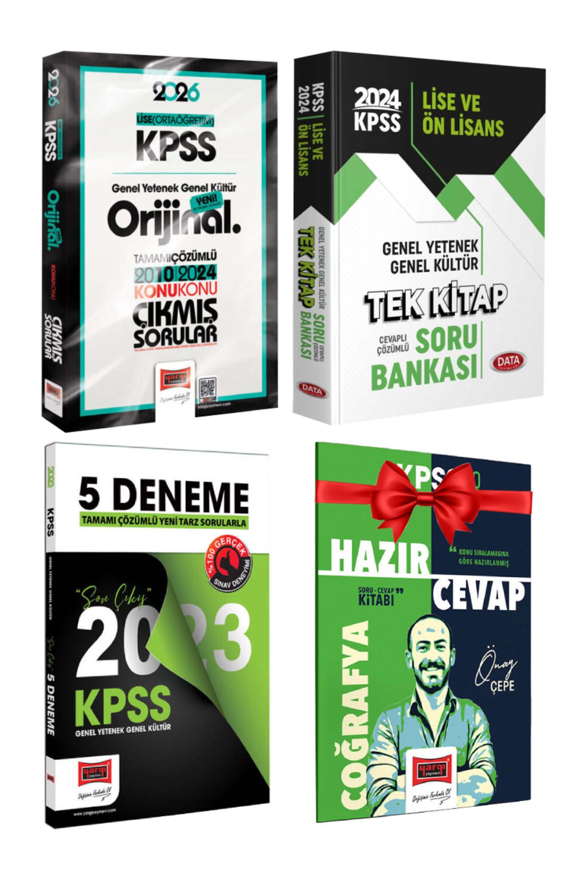 Yargı Yayınları 2026 KPSS Lise Orijinal 2010-2024 Konu Konu Çıkmış Sorular+ Tek Kitap Soru Bankası+ Deneme