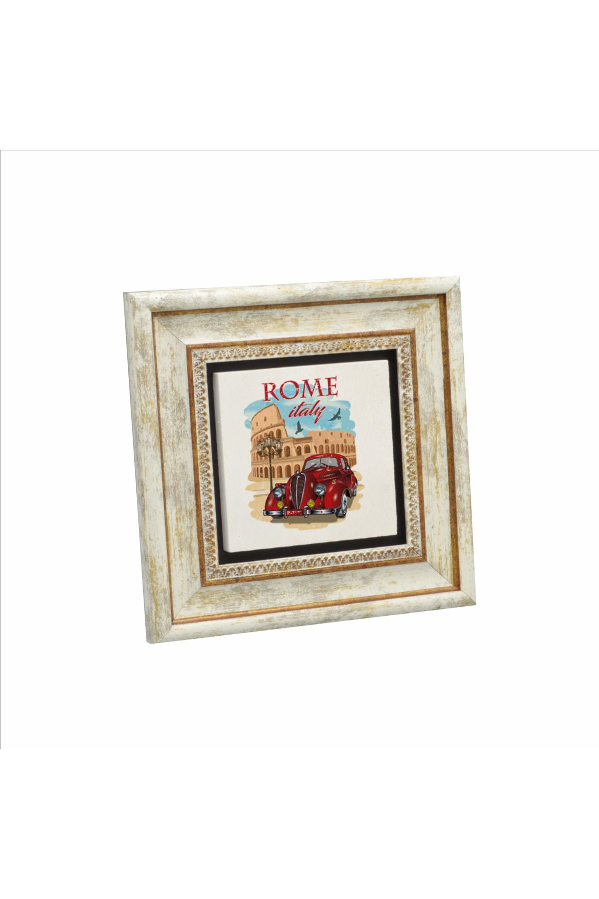 Sadrazam Roma Görseli Baskılı Doğaltaş Tablo (20 X 20 KRG-45)