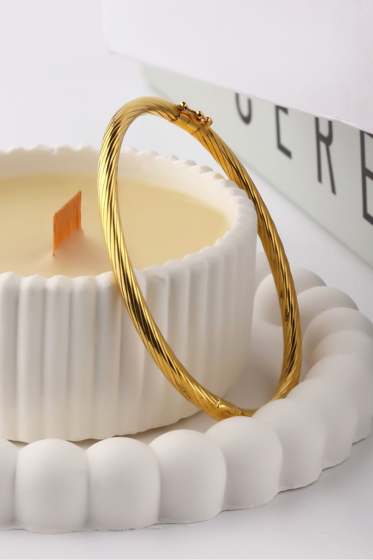 Vicenza Silver Burgu Desen Yeni Kilit Bileklik - 925 Ayar Gümüş