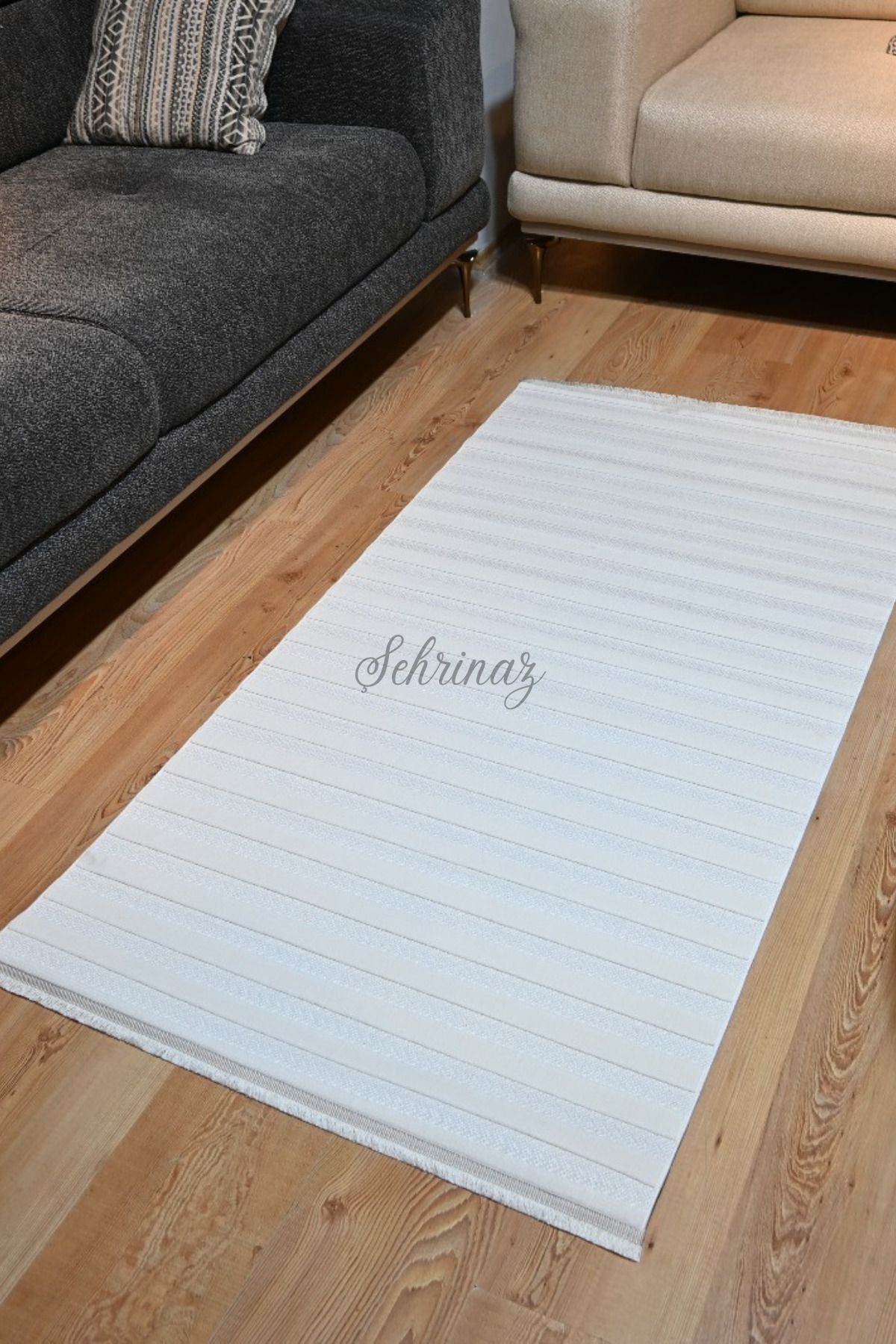 Şehrinaz Sisal Halısı Dekor Salon Halısı Yıkanabilir Halı Salon Aksesuarları Dokuma Halı Kaymaz Taban Lüks