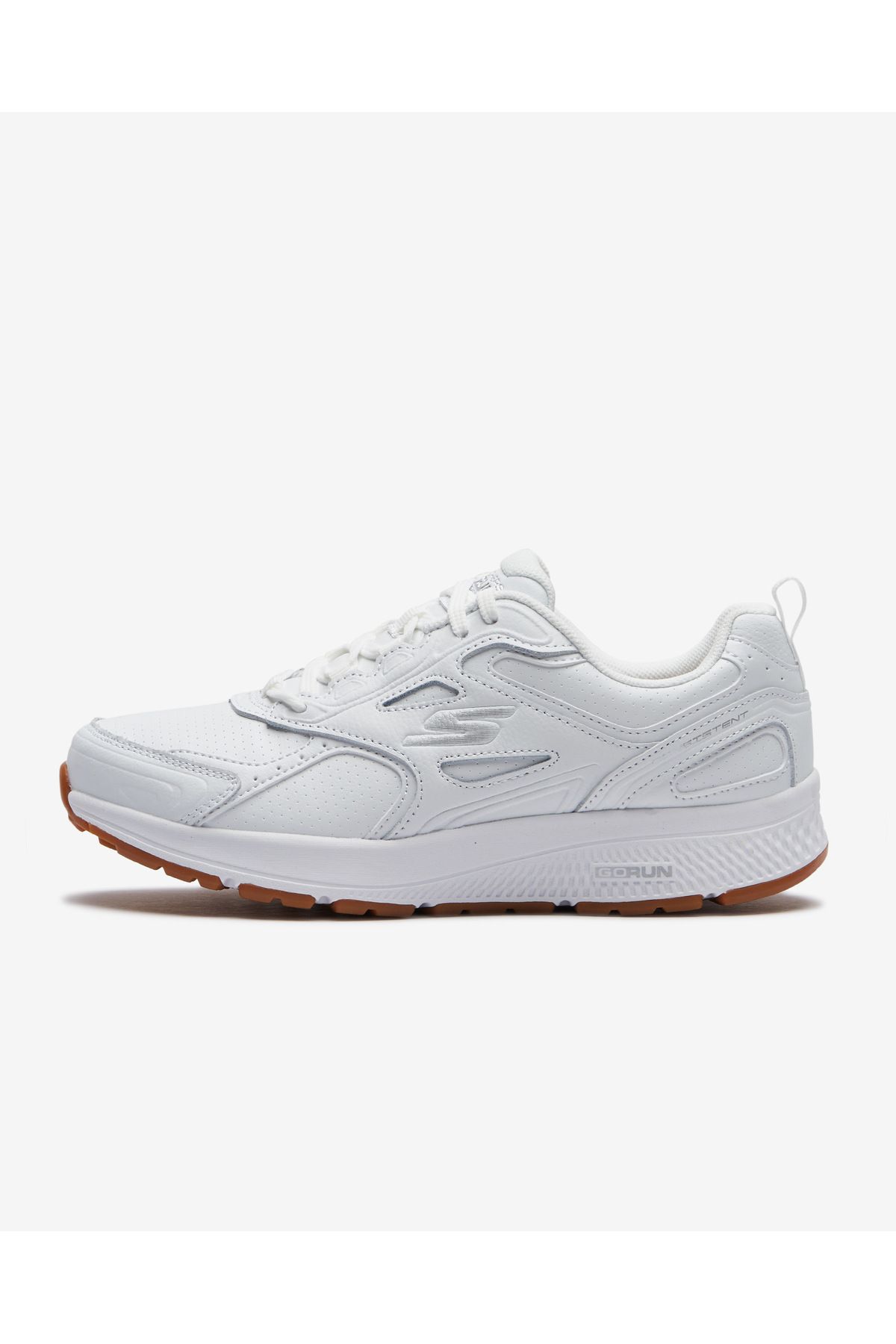 SKECHERS-Go Run Consistent - Broad Spectrum Damskie Białe Buty Do Biegania 128274 Wht 2