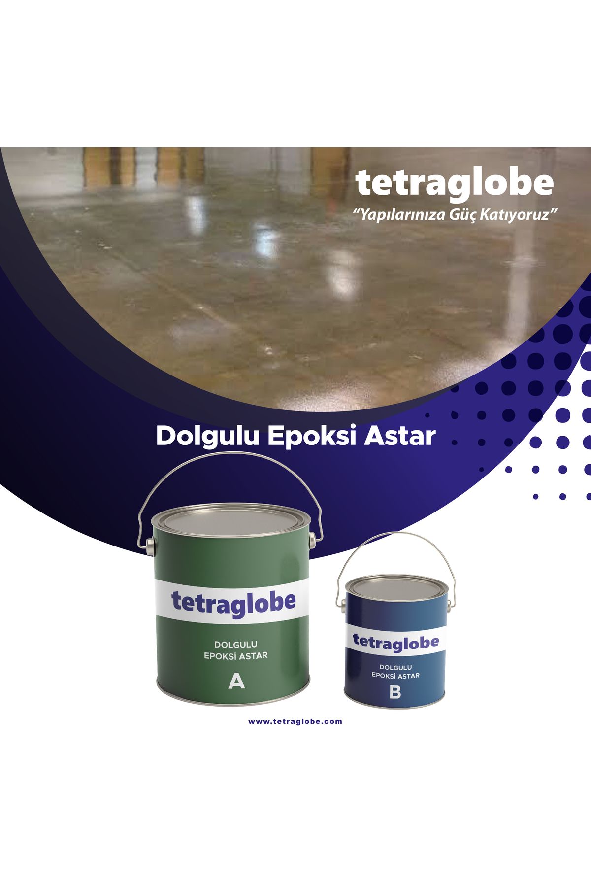 Tetraglobe Epoksi Esaslı Solventsiz Dolgulu Astar AS-101 A+B