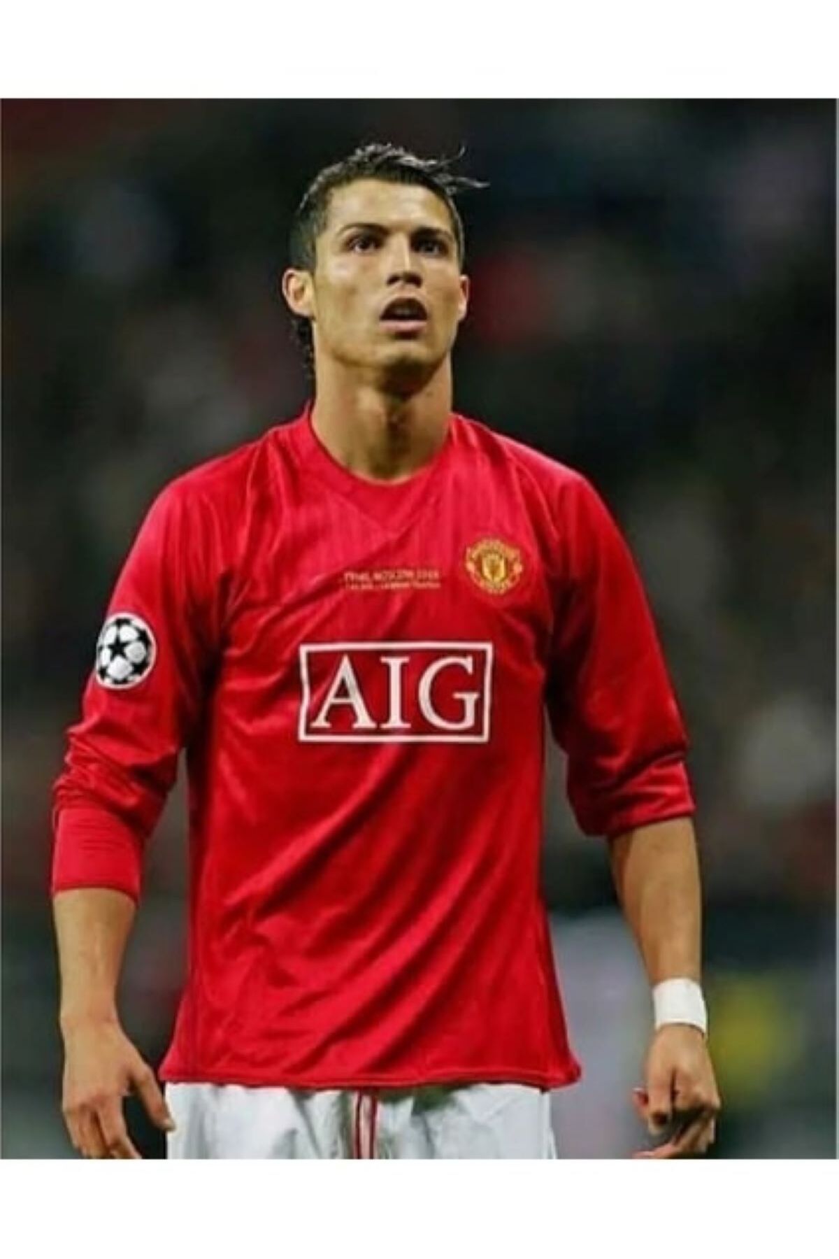 yenteks M.UNITED MOSCOW RONALDO 2008 KIRMIZI UZUN KOL YETİŞKİN FORMASI
