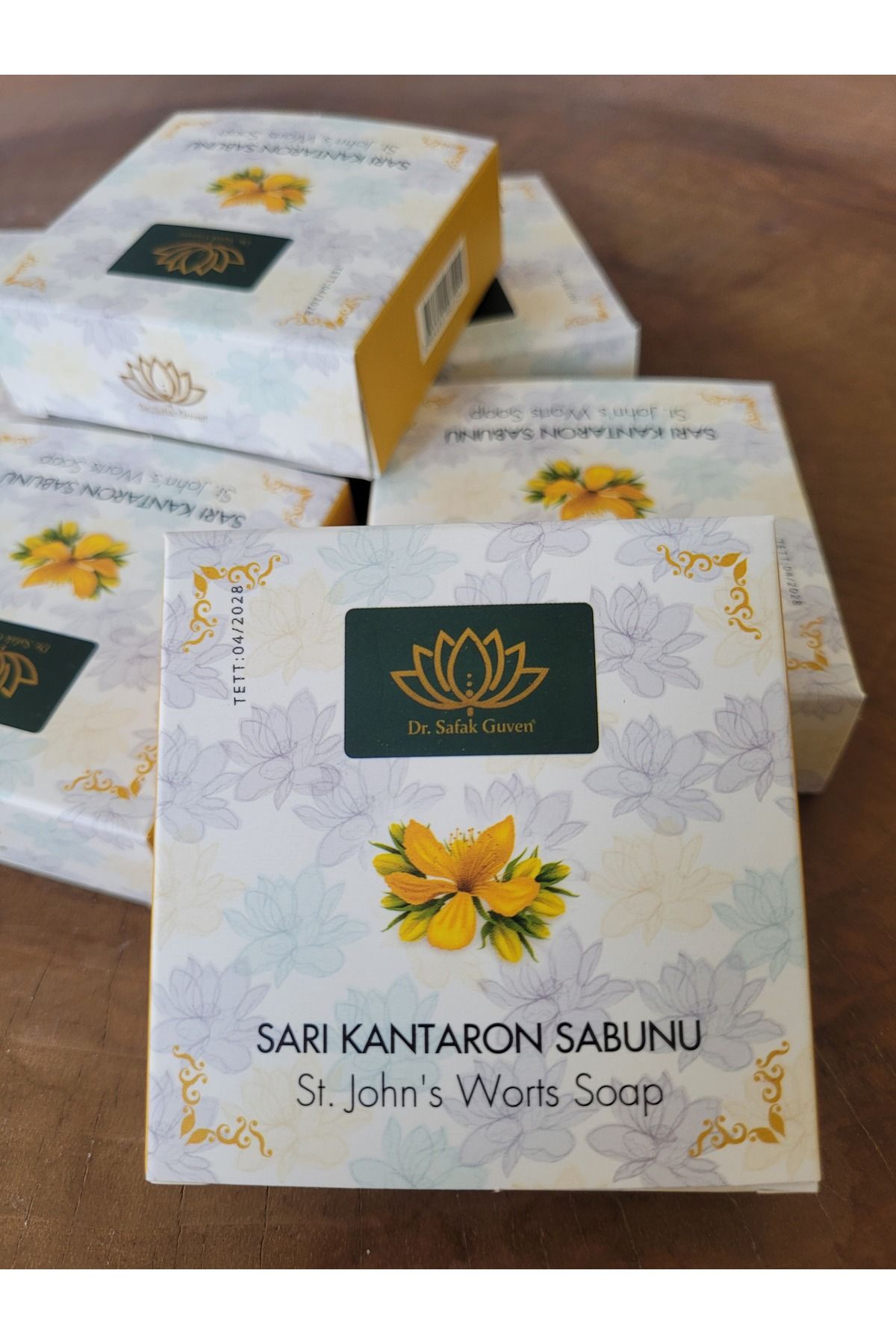 NATUREL EL YAPIMI MEŞE KÜLÜ SARI KANTARON SABUNU