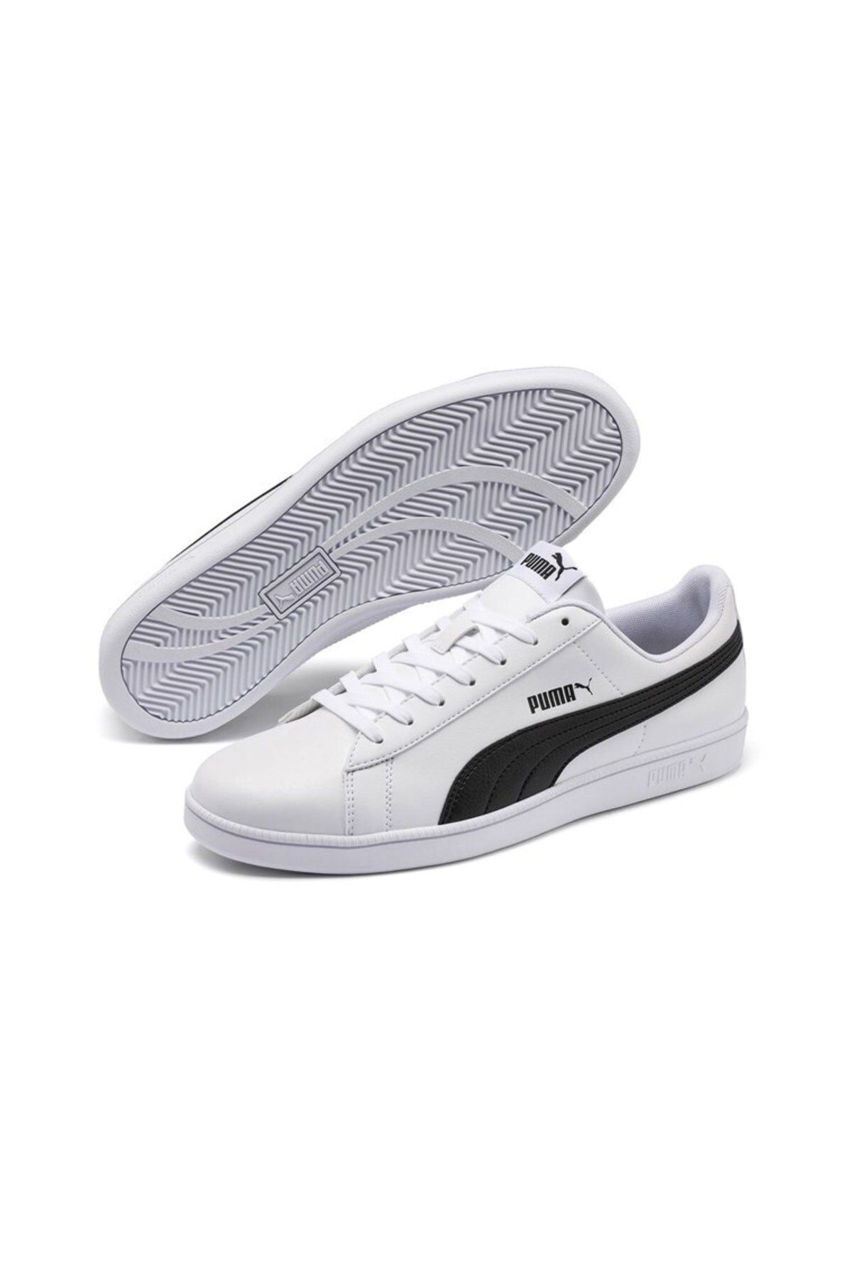 Puma Comfort Taban Bağcıklı Günlük Spor Ayakkabı Siyah-Beyaz Sneaker