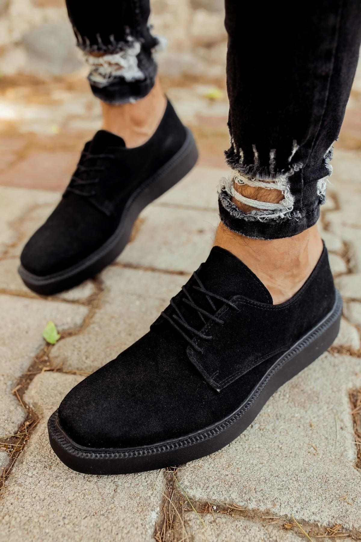 Chekich Ch001 Sst Classic Lace Erkek Ayakkabı Sıyah