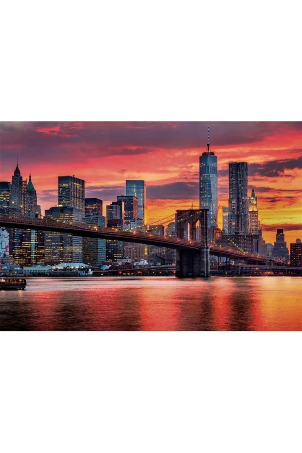 CLEMENTONI 1500 Parça East River at Dusk Puzzle