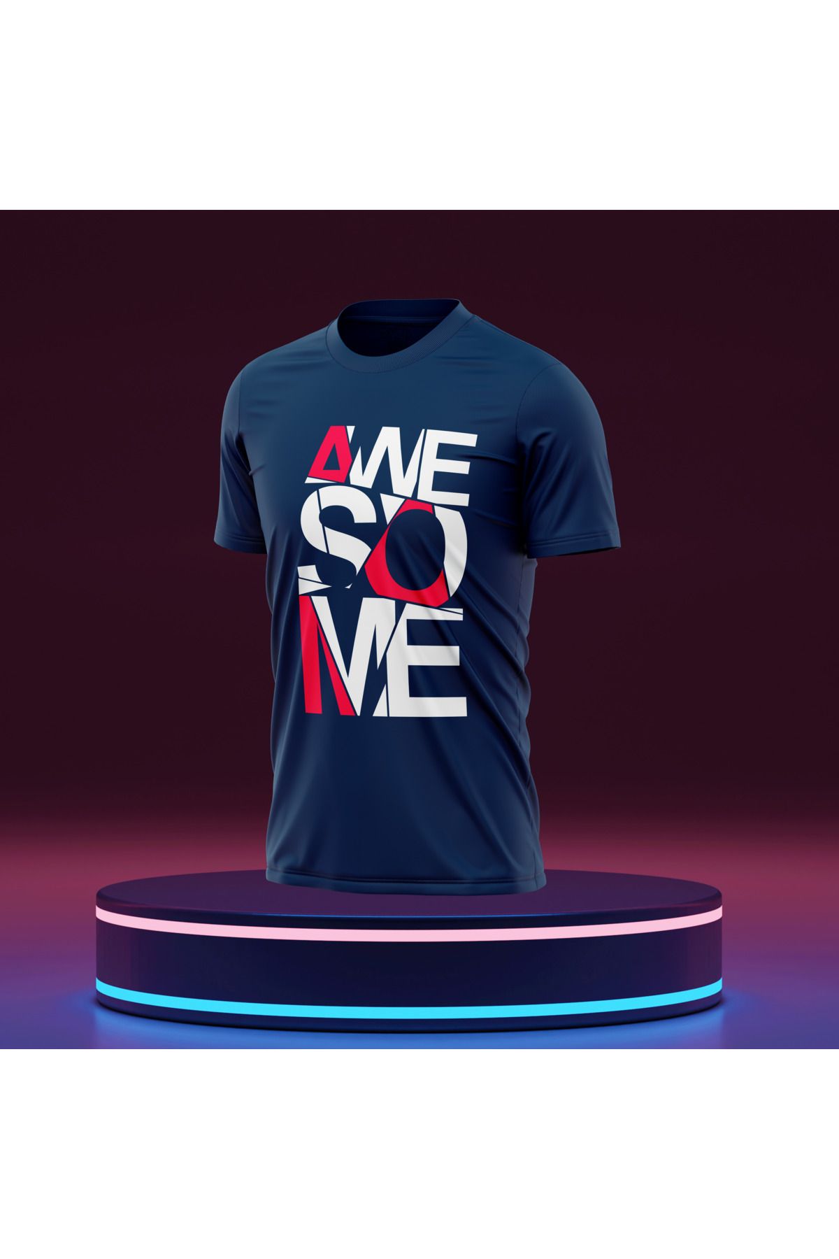 Bulvar Lee Erkek Sıfır Yaka Baskılı Yazlık T-Shirt