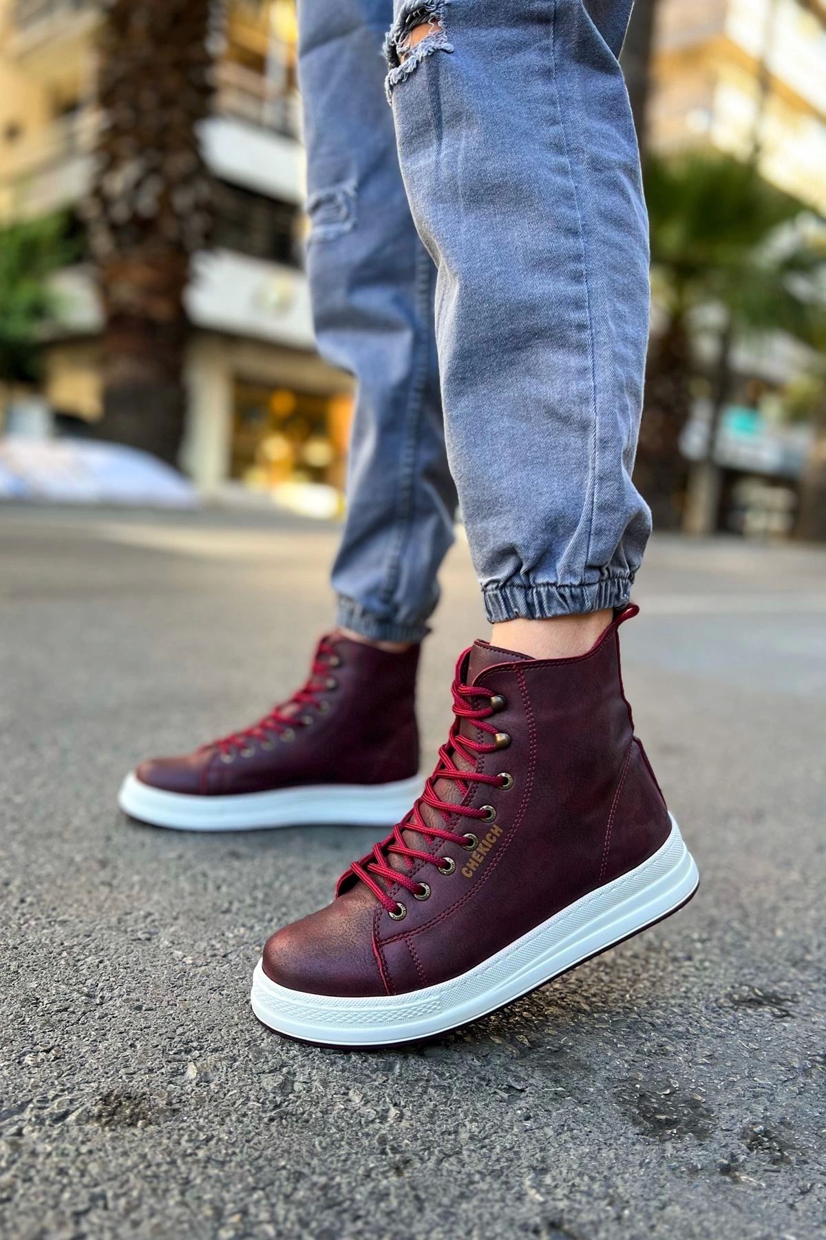 Chekich CH055 CBT Between Erkek Bot BORDO