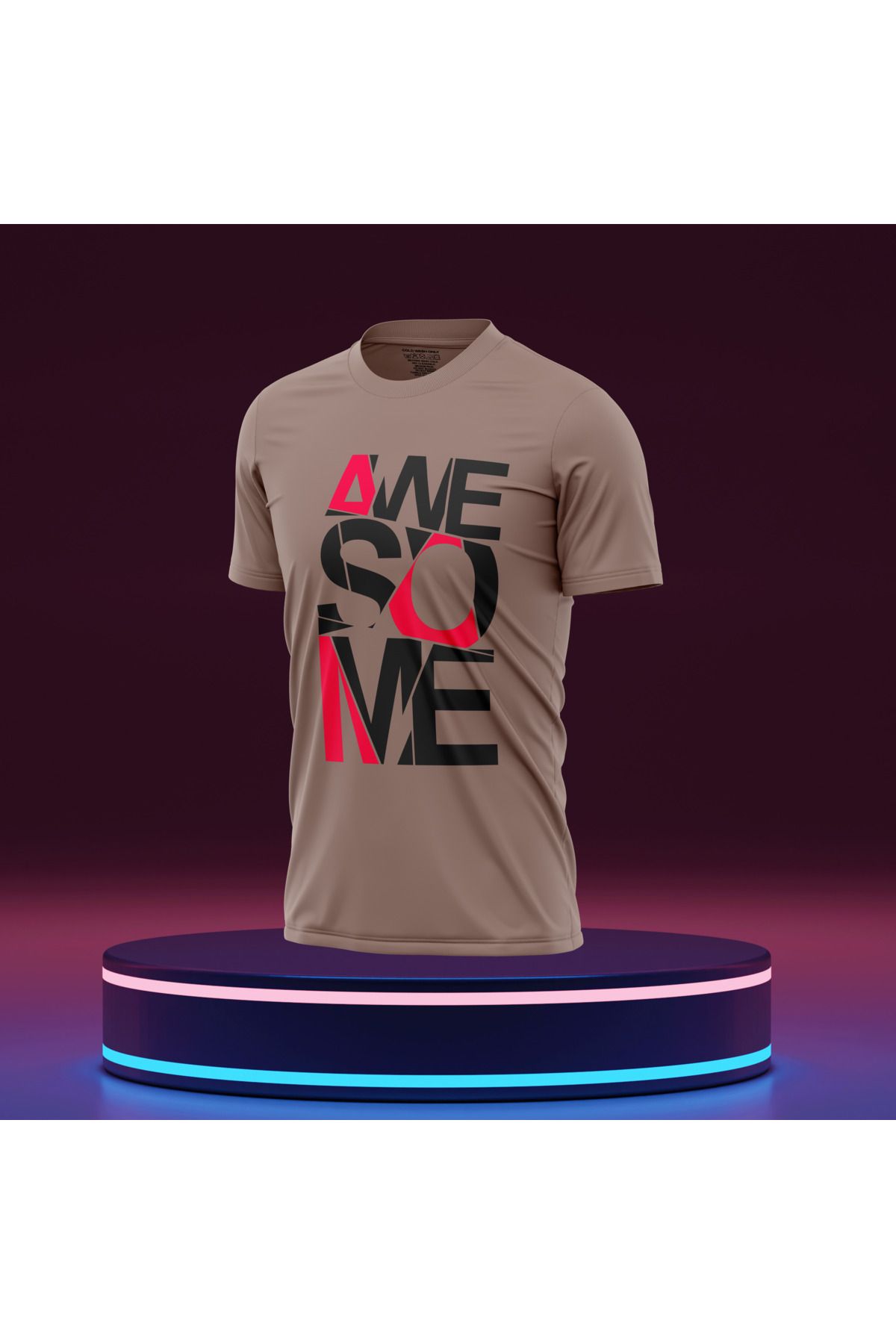 Bulvar Lee Erkek Sıfır Yaka Baskılı Yazlık T-Shirt
