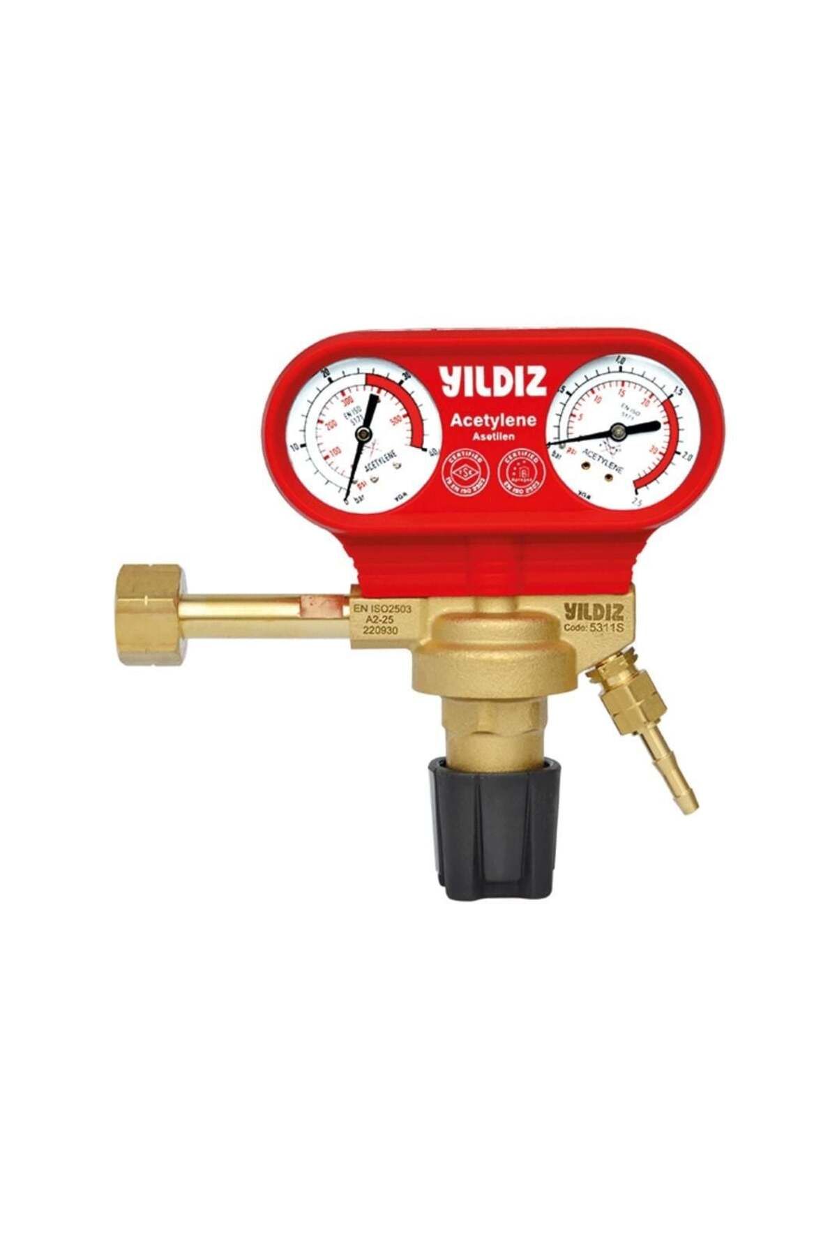 nuit dose Yıldız 5311S Asetilen Basınç Düşürücü