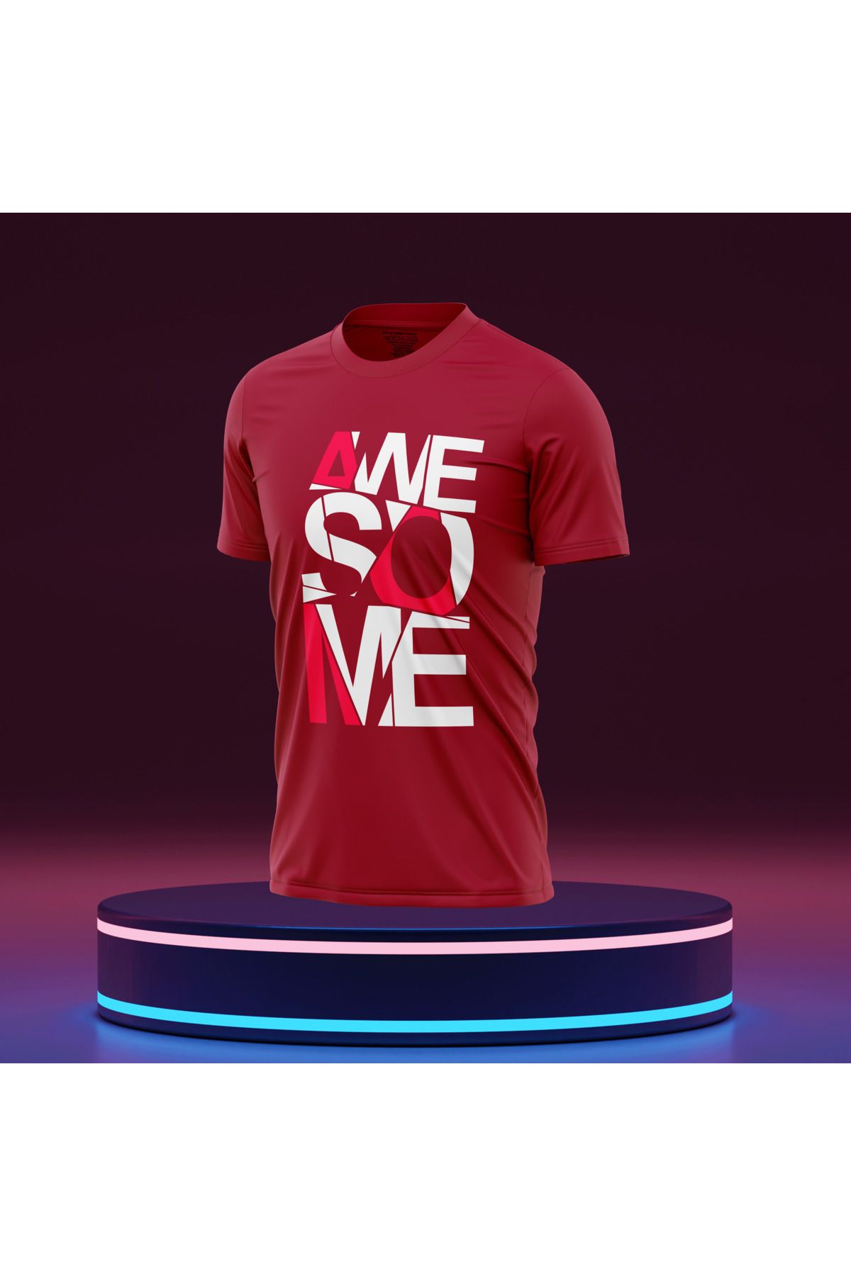 Bulvar Lee Erkek Sıfır Yaka Baskılı Yazlık T-Shirt