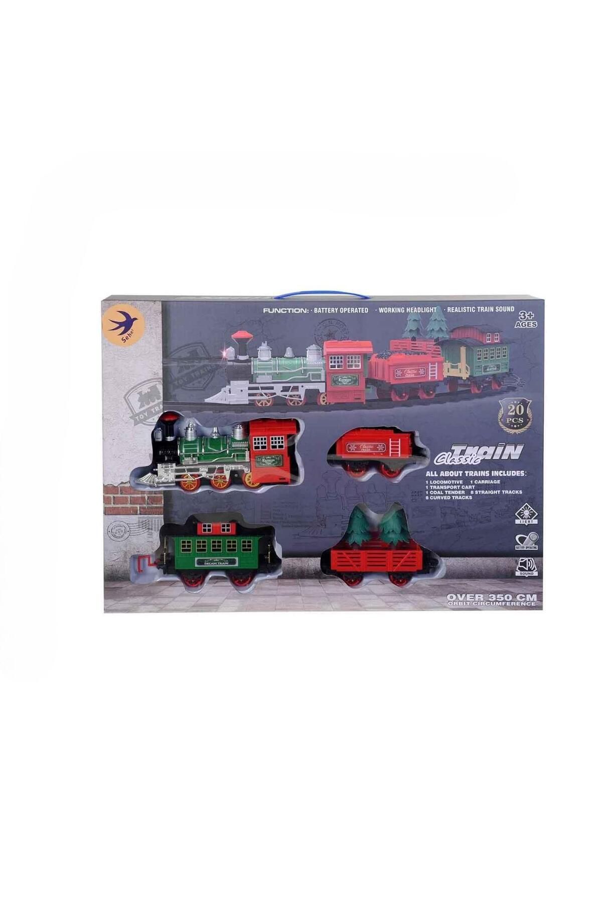 hak-iş oyuncak 20 Parça Pilli Tren Set