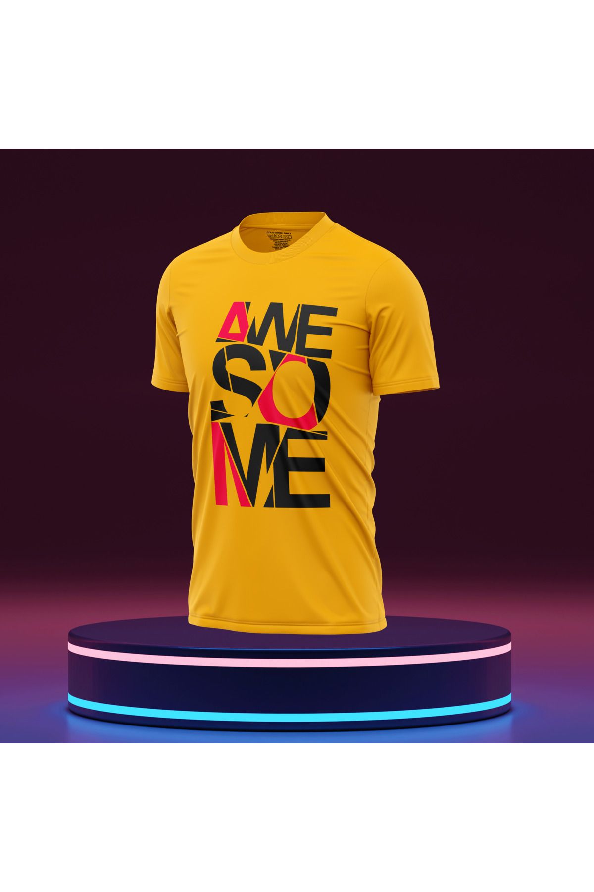 Bulvar Lee Erkek Sıfır Yaka Baskılı Yazlık T-Shirt
