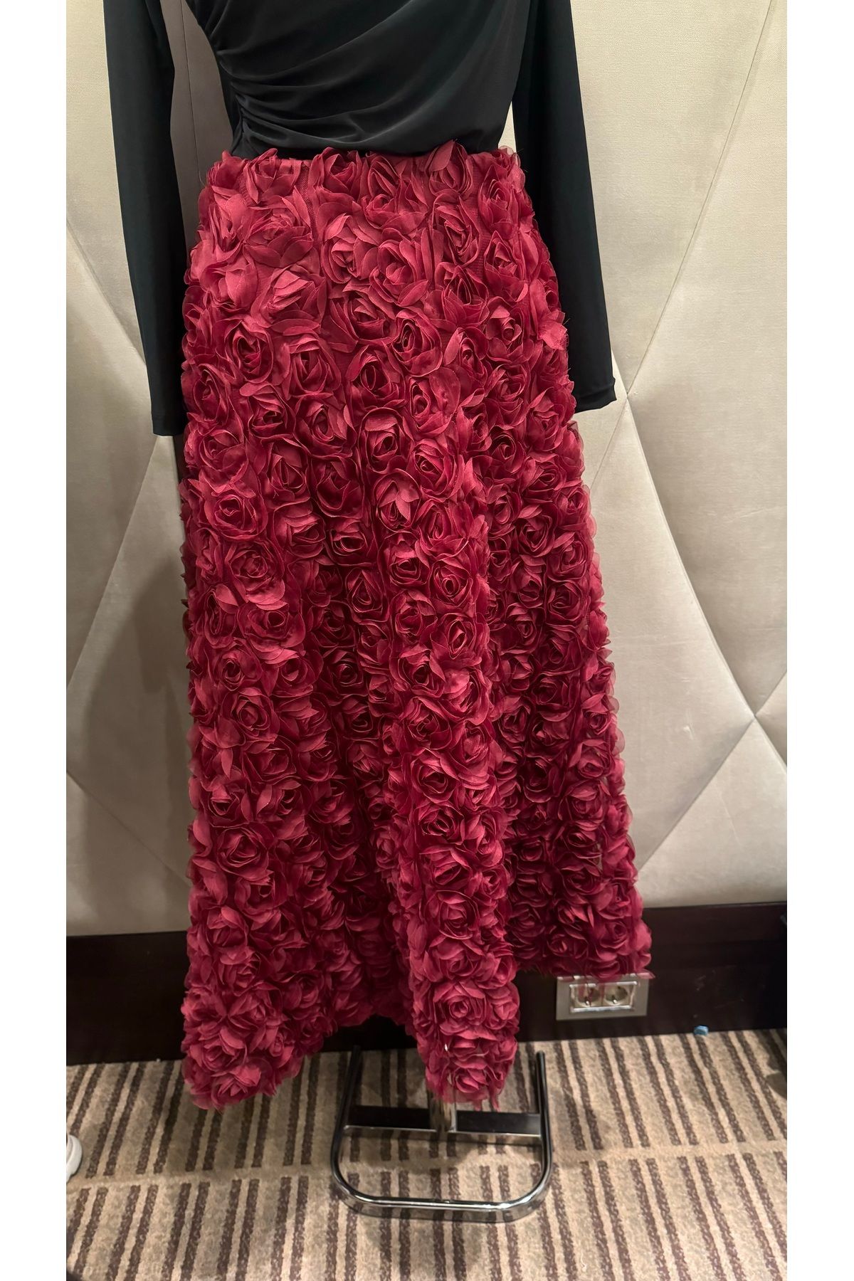 shop Bordo Güllü Etek