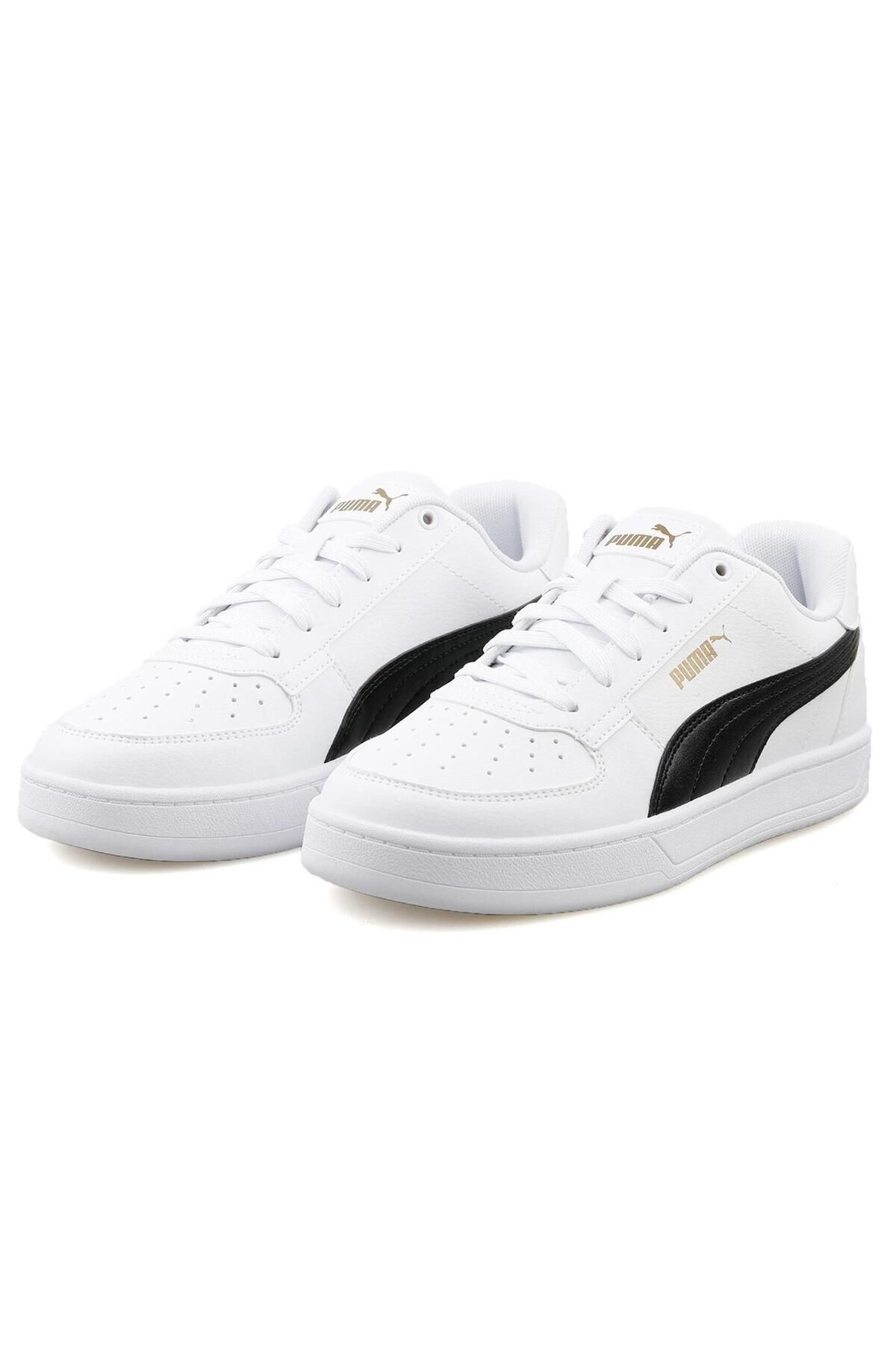 Puma Günlük Bağcıklı Spor Ayakkabı Beyaz Siyah Sneaker