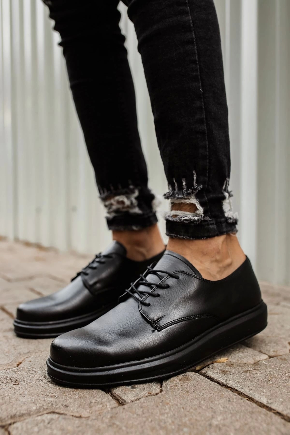 Chekich-Ch003 Cst Pelle Classica - Men's Black Shoes 3