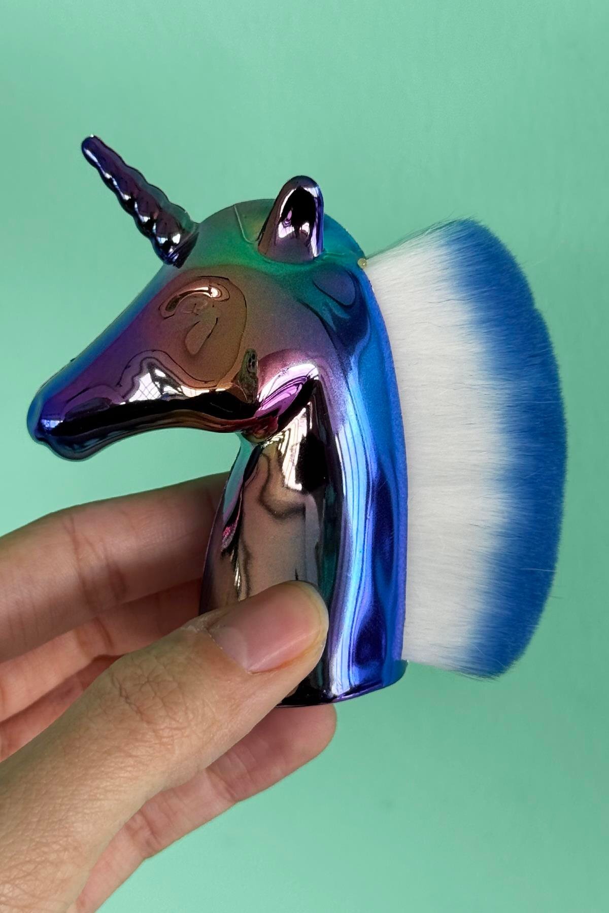 Karışık Renk Unicorn Figürlü Allık/Makyaj Fırçası — 8699400018290 — تصویر 2 از 2
