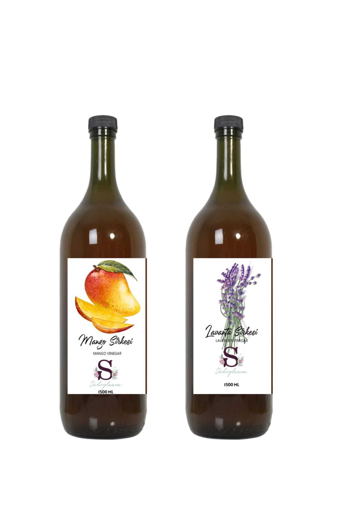 Süheylaana Doğal Mango Sirkesi 1500 Ml - Doğal Lavanta Sirkesi 1500 Ml