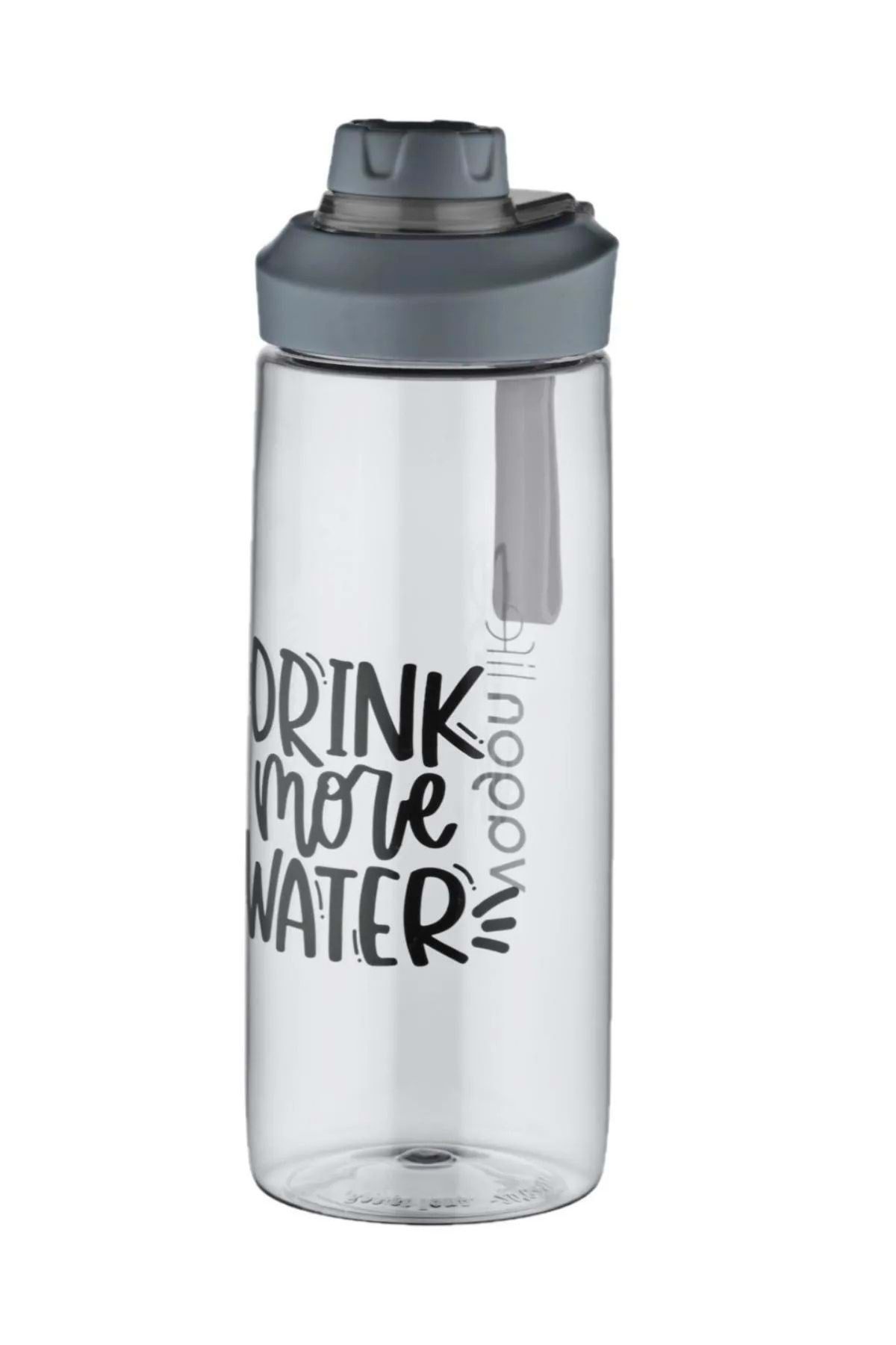wakawakakidsstore Nadob Çocuklara Özel "Drink More Water" Yazılı Suluk Matarası (720 ml) - Gıri - 2-8 YAŞ